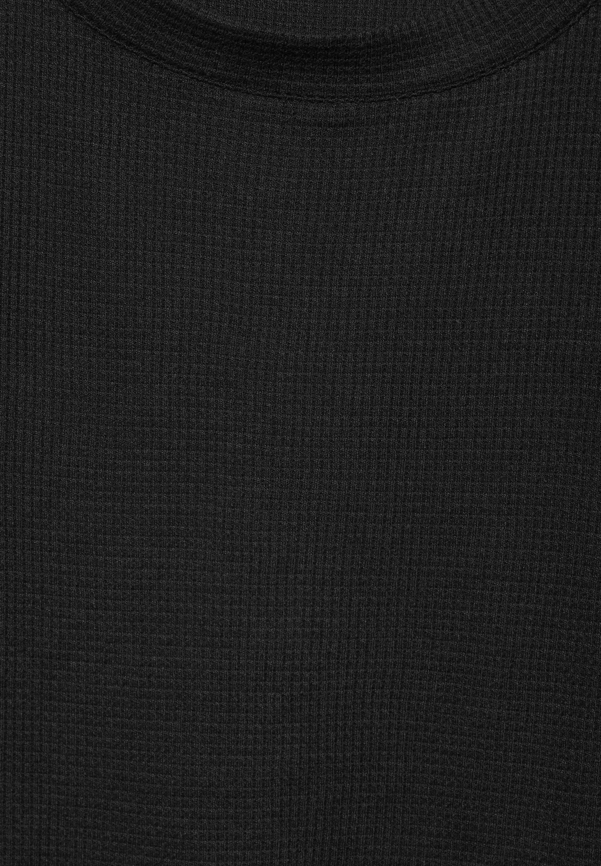 STREET ONE Shirttop in tricot-look