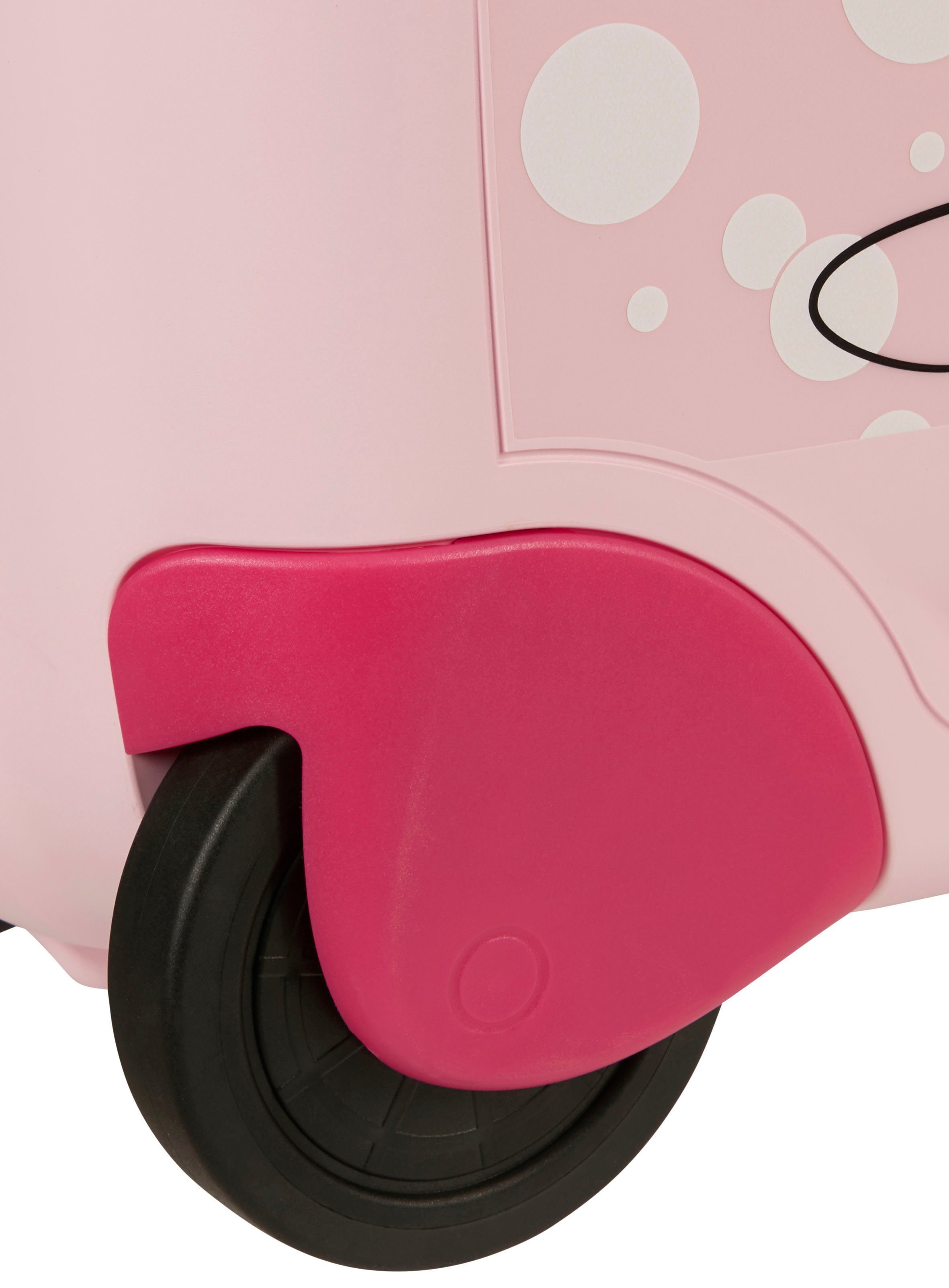 Samsonite Kinderkoffer Dream2Go Ride-on Trolley Disney Minnie Glitter Handbagage kinderreis koffer om op te zitten en te trekken