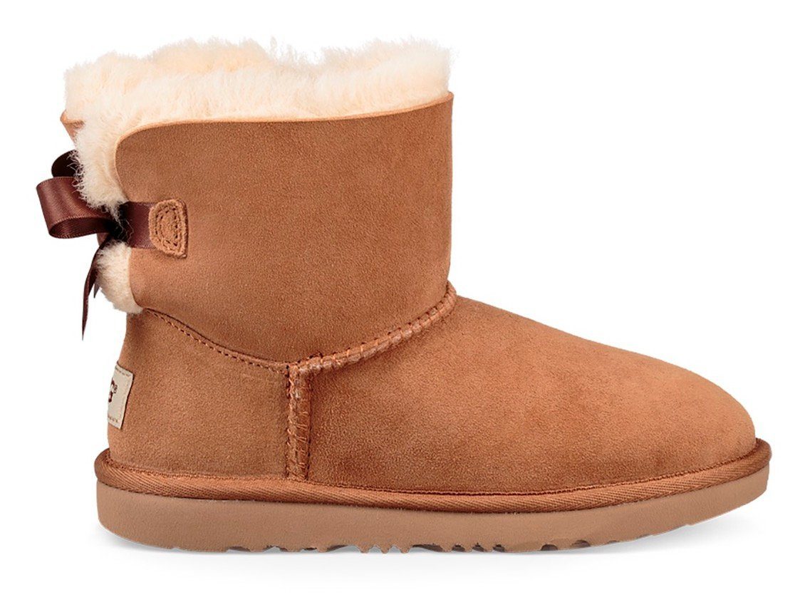 UGG Winterlaarzen K MINI BAILEY BOW II , instaplaarzen, winterlaarzen, snowboots met warme voering