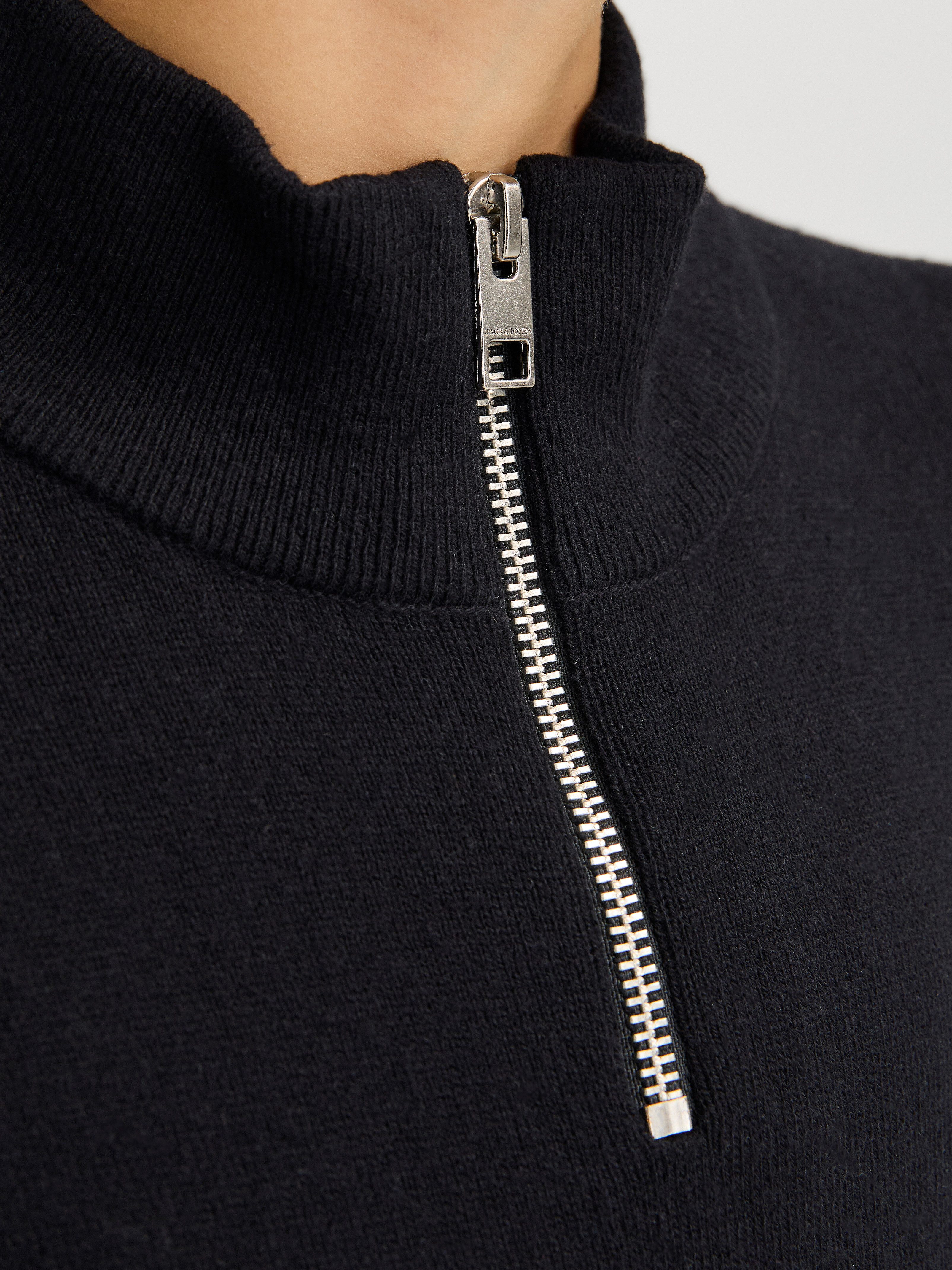 Jack & Jones Junior Schipperstrui JJEEMIL KNIT HALF ZIP NOOS JNR