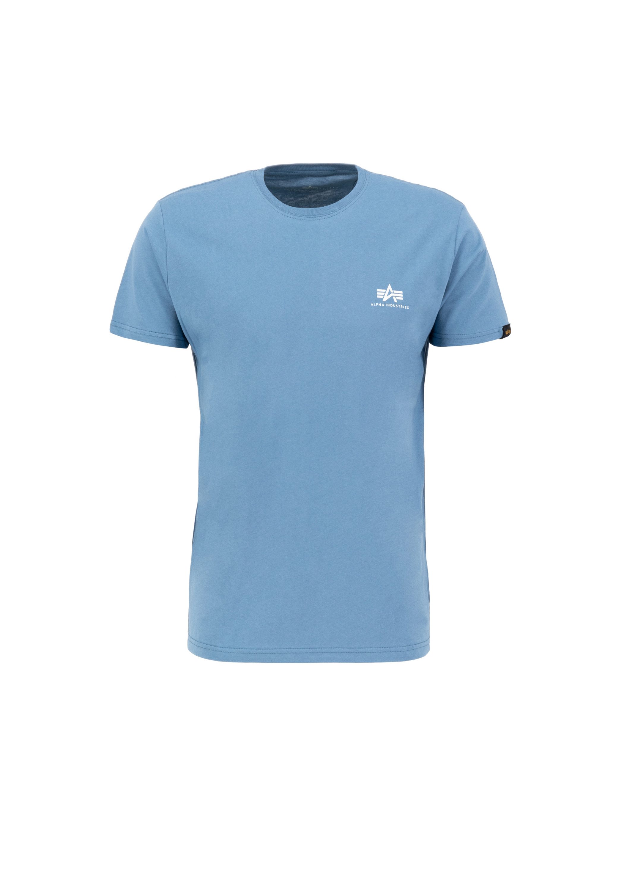 Alpha Industries T-shirt Alpha Industries Men - T-Shirts Basic T Small Logo heren t-shirts maat S blauw