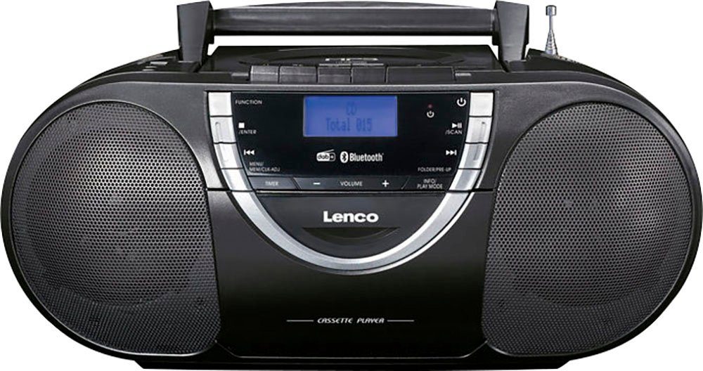 Lenco Soundmachine SCD-6900BK - Draagbare radio CD-speler met DAB+, bluetooth en cassette