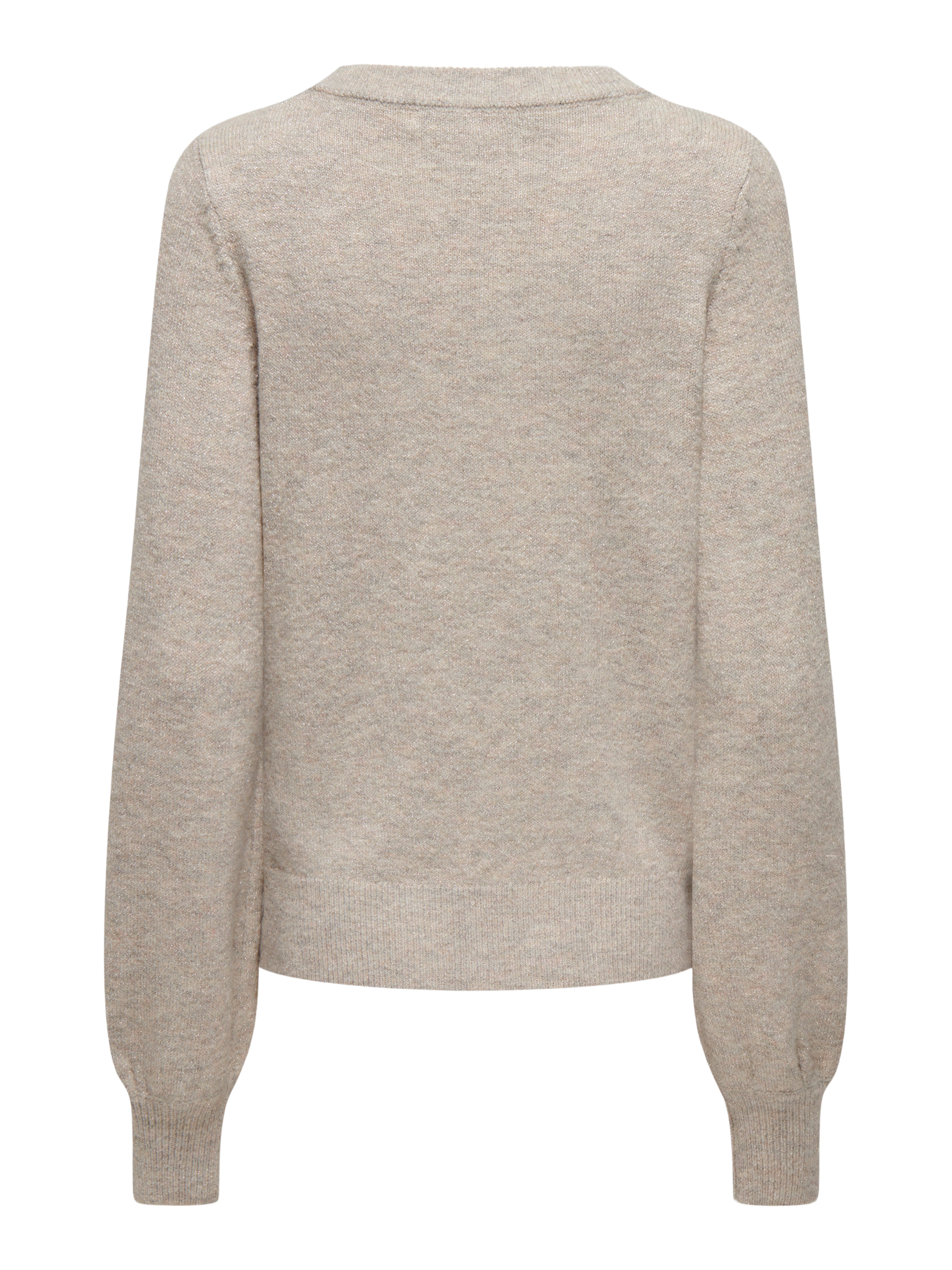 JDY Gebreide trui JDYRUE GLITTER L/S BOAT PULLOVE KNT NOOS