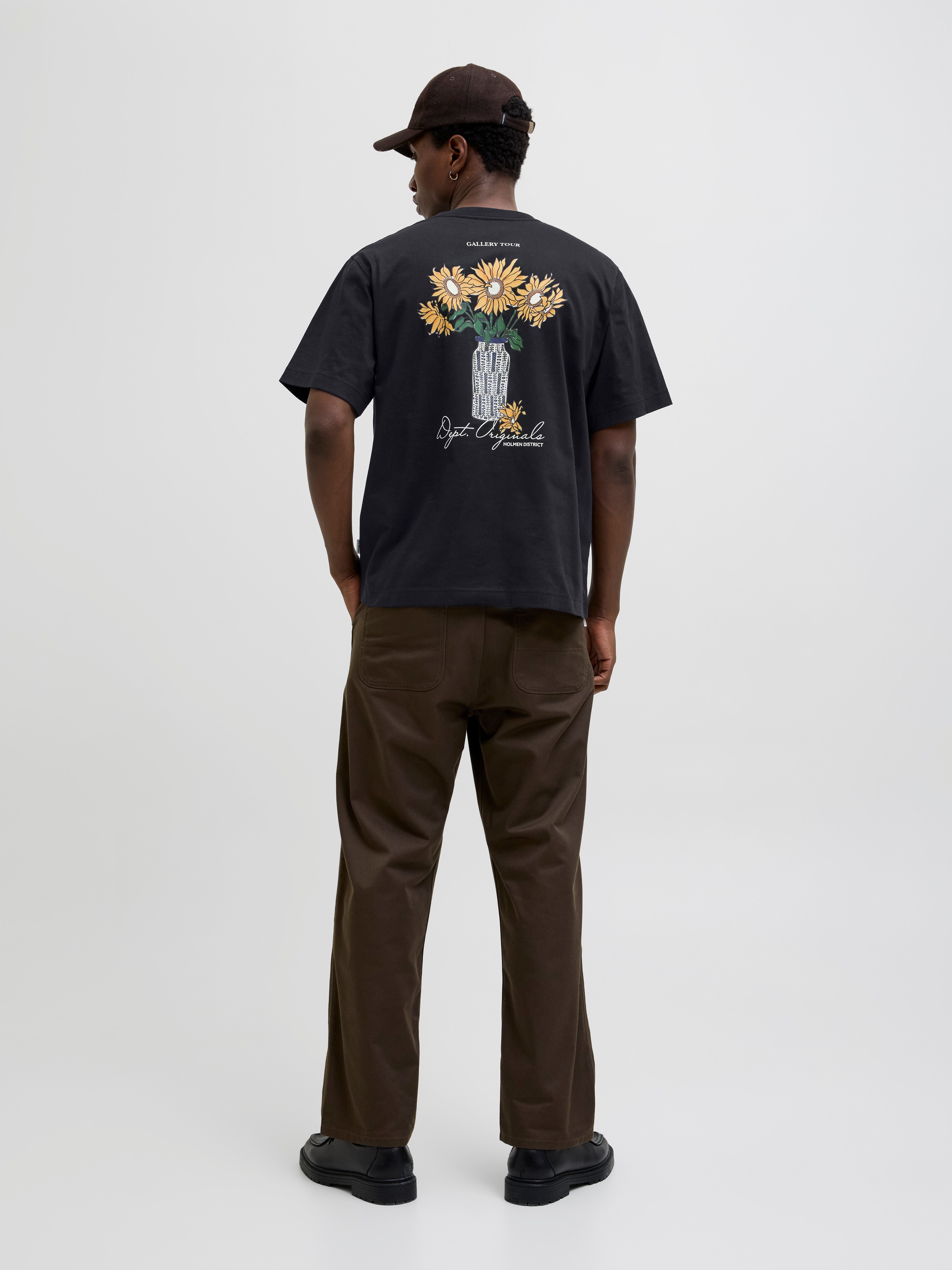 Jack & Jones T-shirt JORISLINGTON BACK TEE SS CREW NECK SN