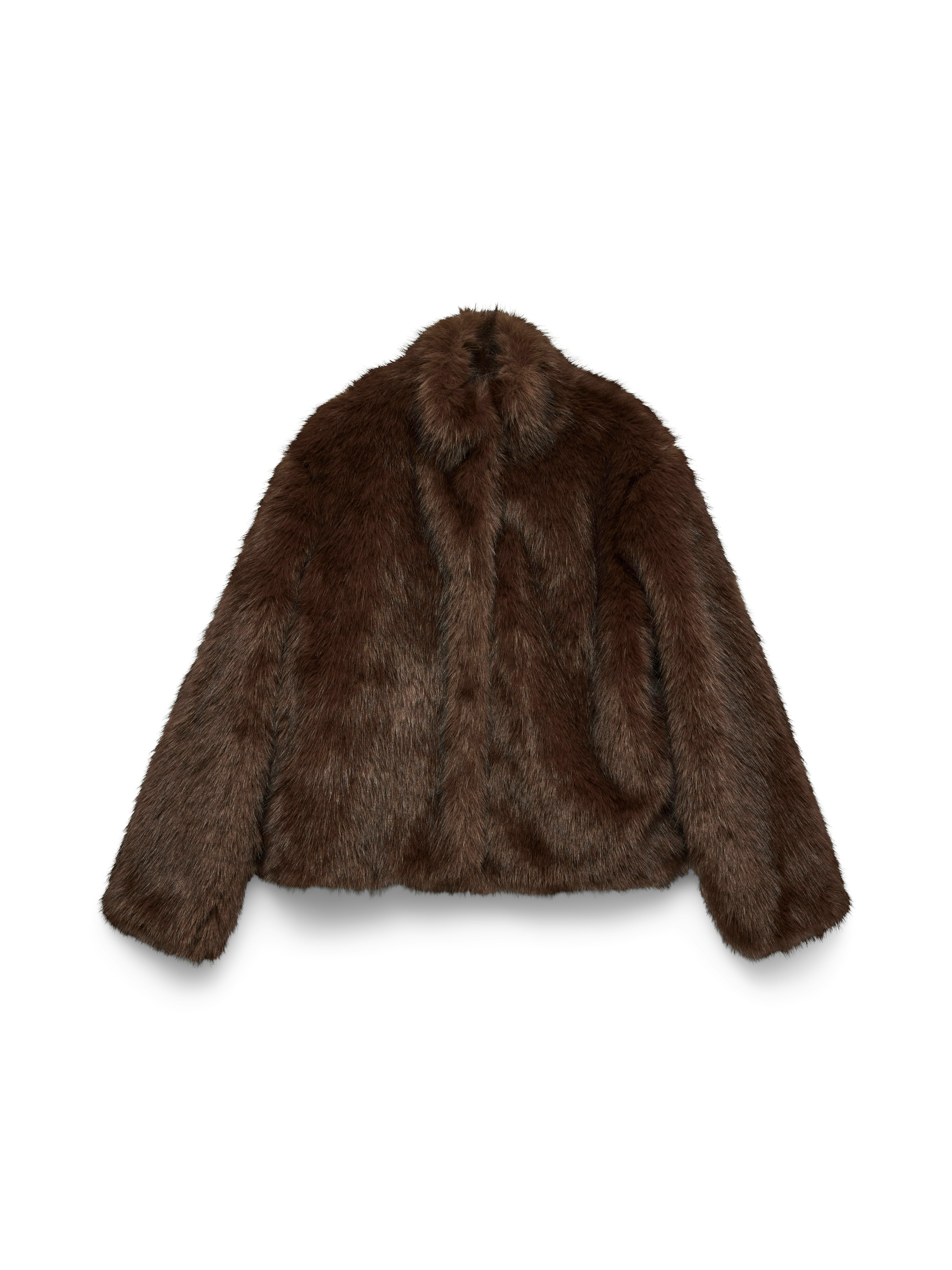Vero Moda Jack van imitatiebont VMMONROE SHORT JACKET NOOS
