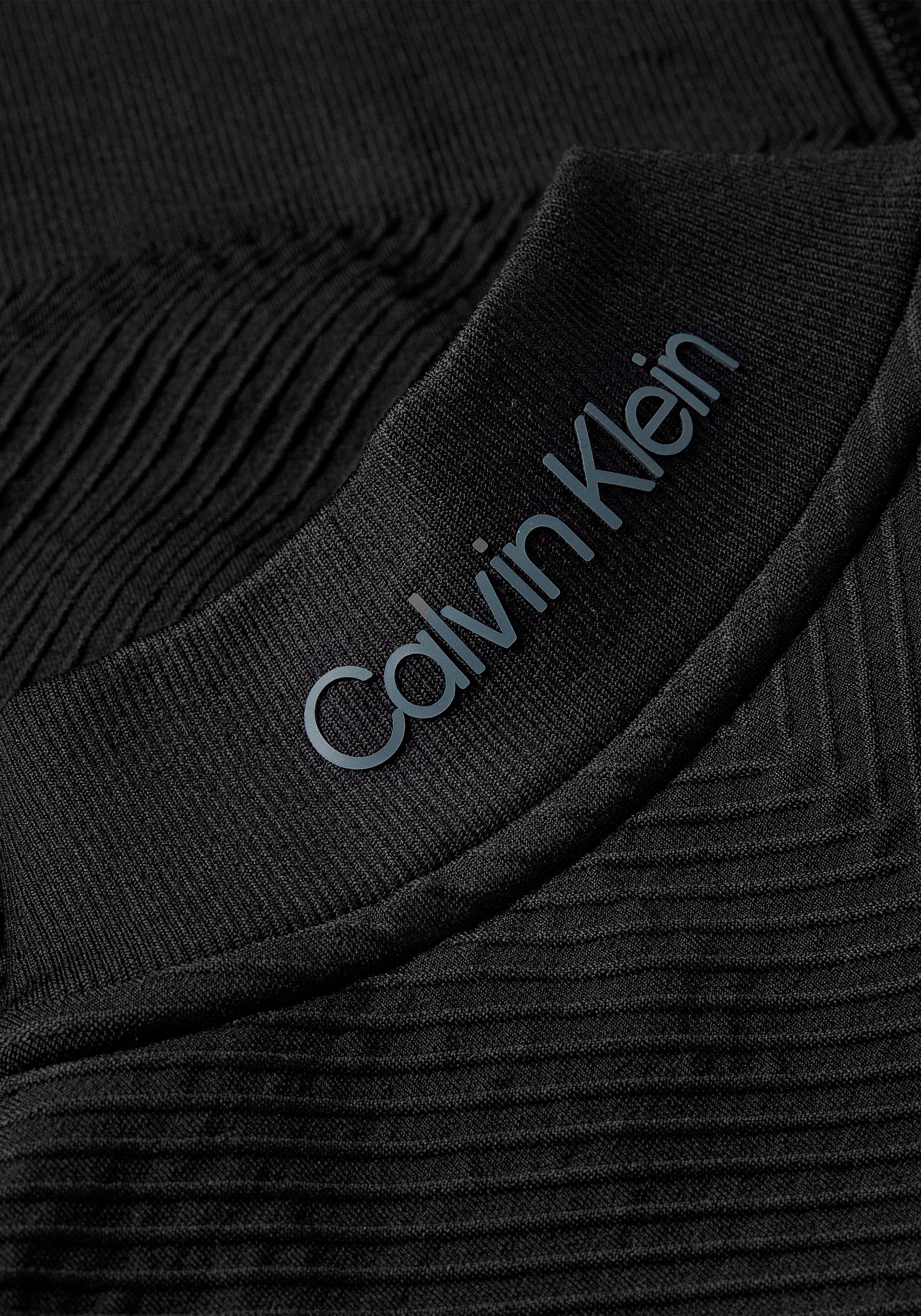 Calvin Klein Performance Trui met staande kraag WO - Seamless Full Zip Jacket