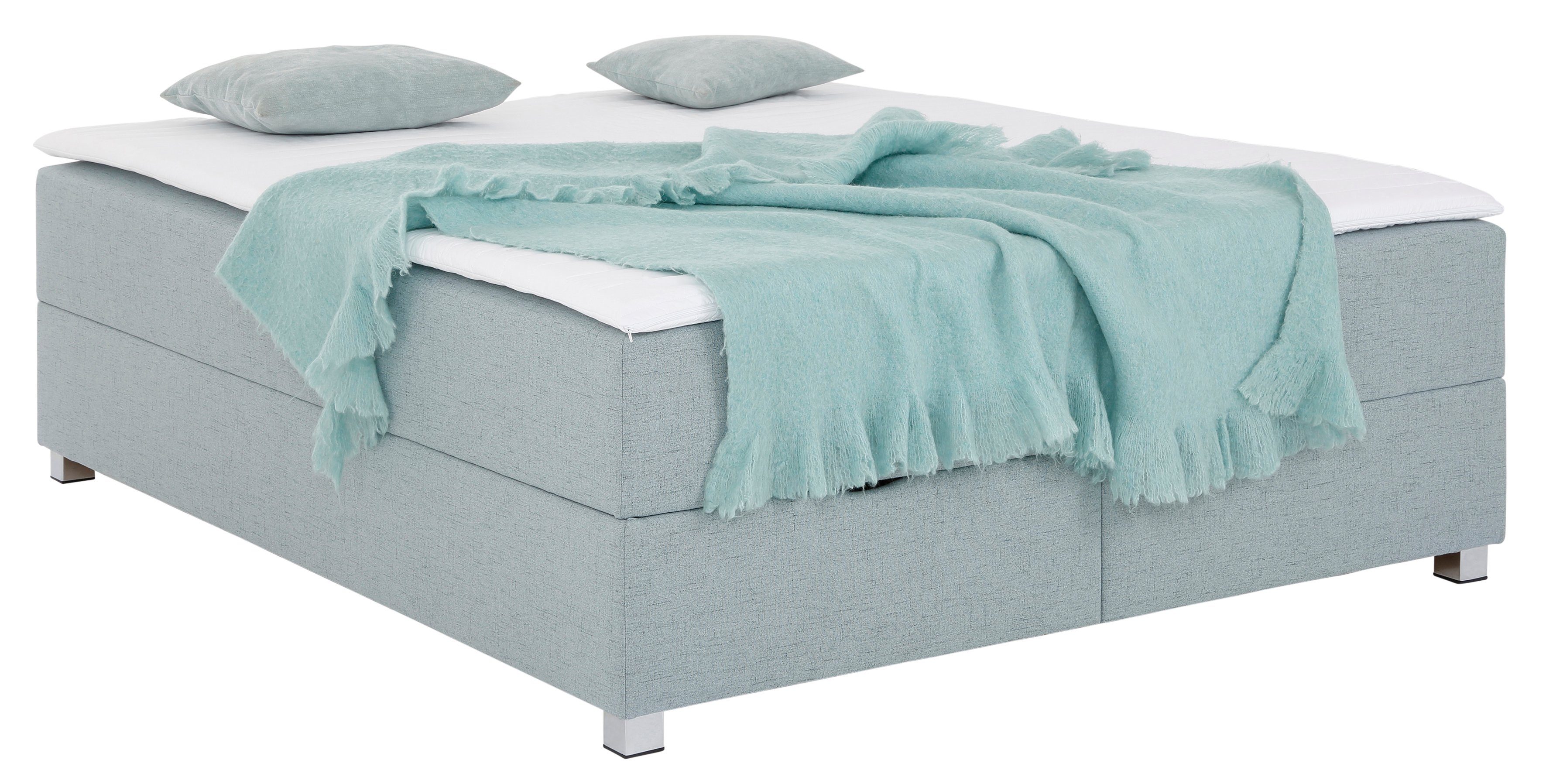 INOSIGN Boxspring Alexis zonder hoofdbord - ideaal voor ruimtes met schuine plafonds, in 4 breedten