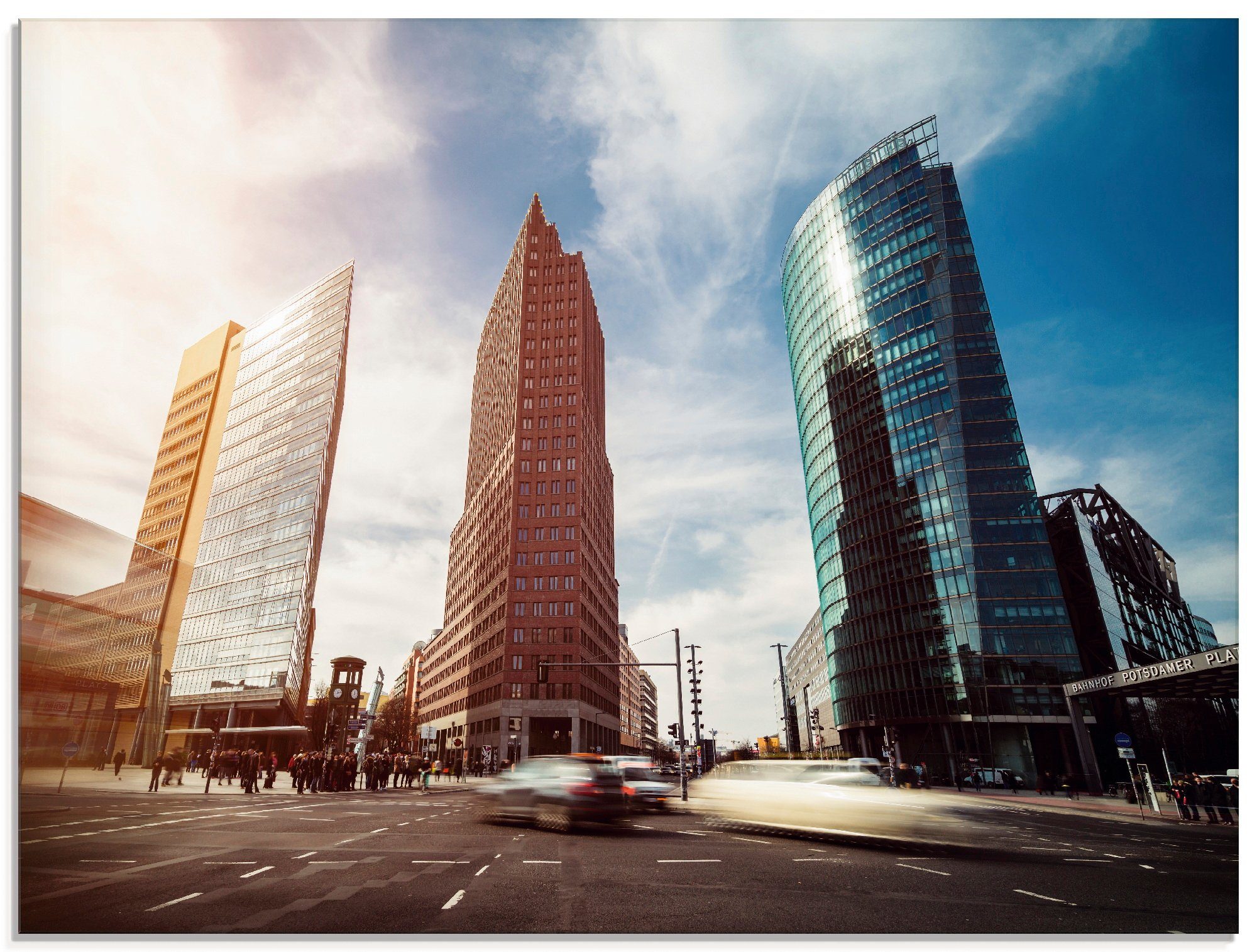 Artland Print op glas Potsdamer Platz Berlin I (1 stuk)