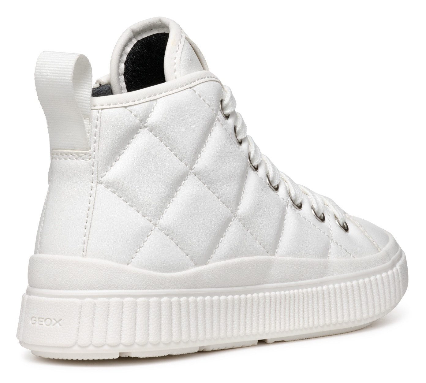 Geox Sneakers J LAQUINNY GIRL B High top sneaker, veterschoenen, freizeitschoen met rits