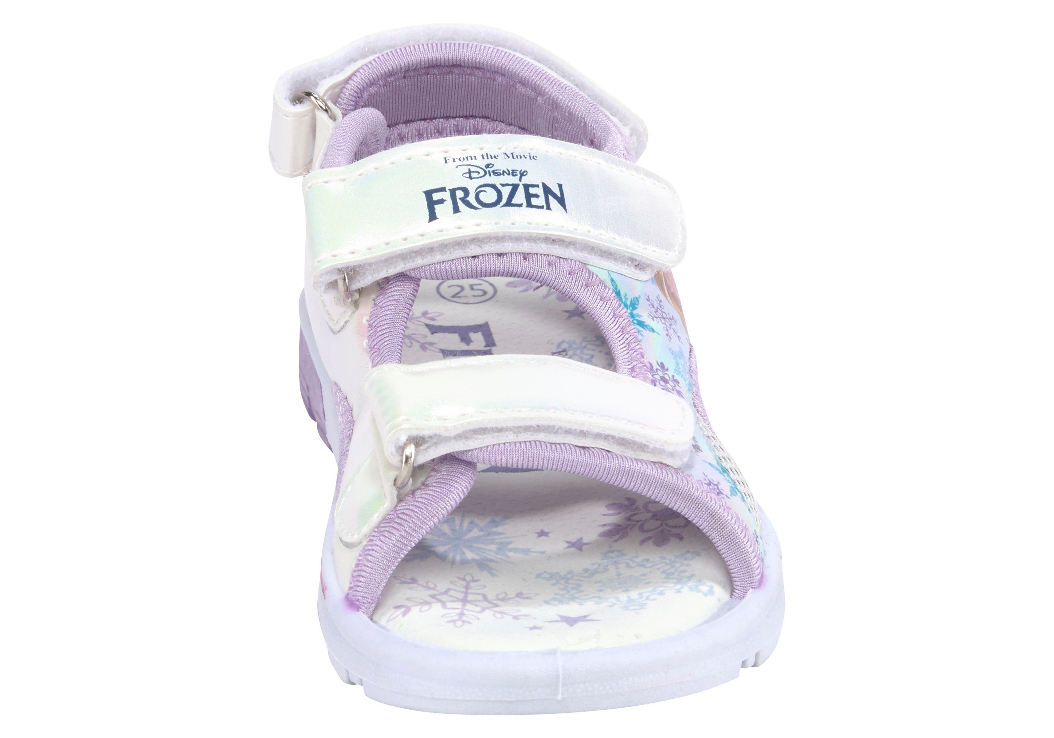 Disney Sandalen Frozen met coole knipperfunctie en klittenbandsluitingen