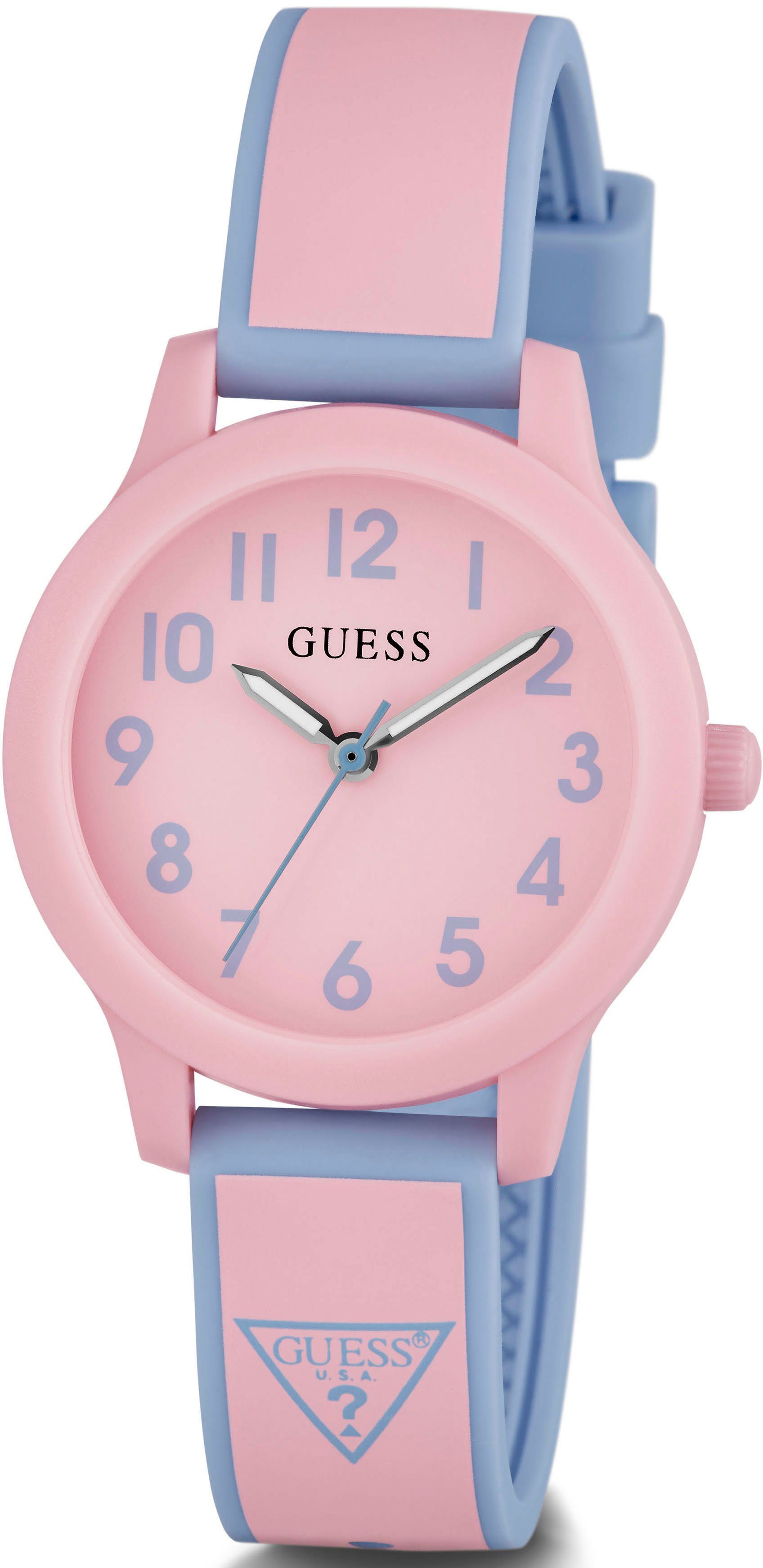 Guess Kwartshorloge JESSE, GK0002G2 Armbanduhr, kinderhorloge, meisjeshorloge, jongenshorloge, cadeau-idee, siliconen band