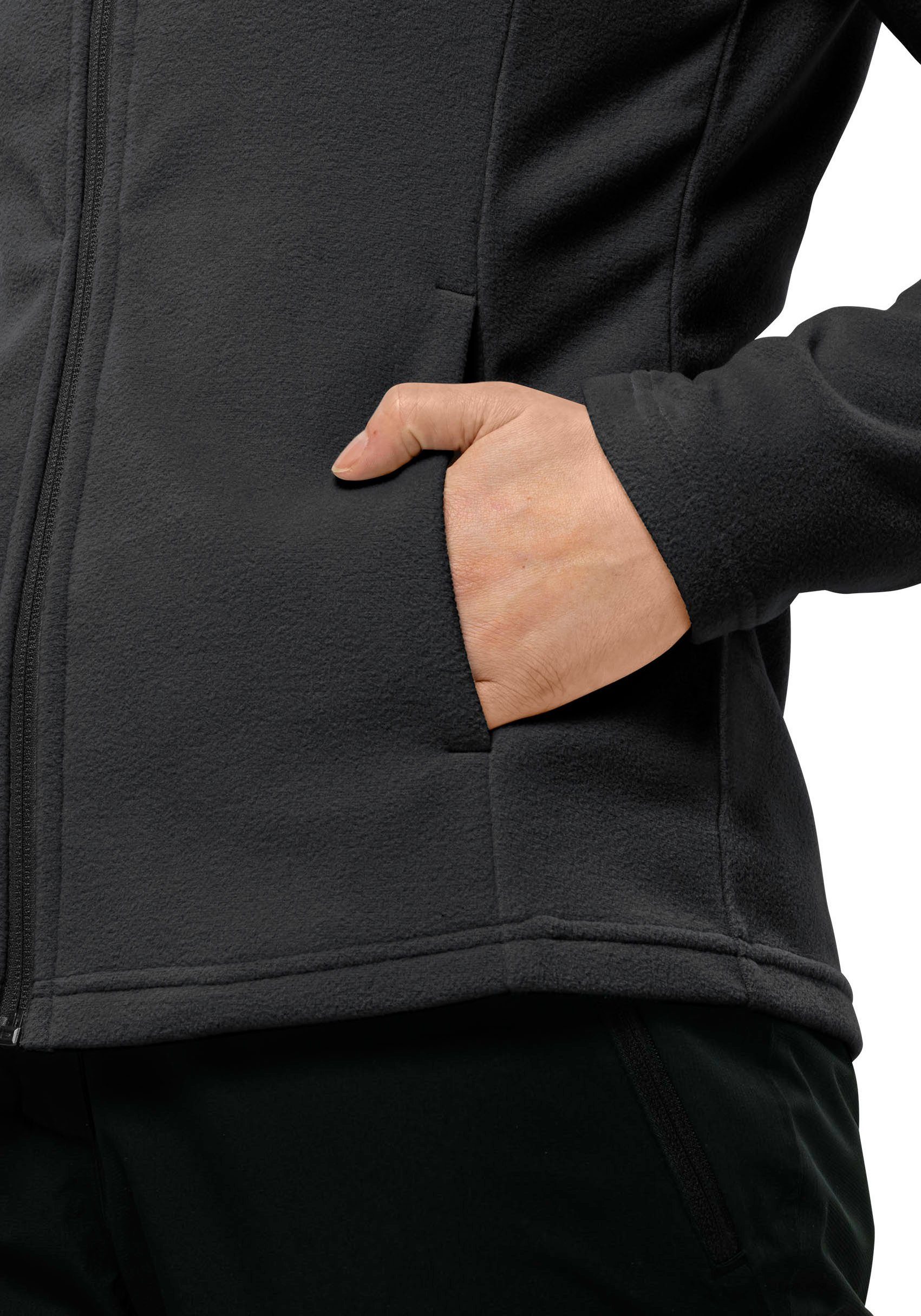 Jack Wolfskin Fleecejack Taunus lichte, rekbare, ademende midlayer
