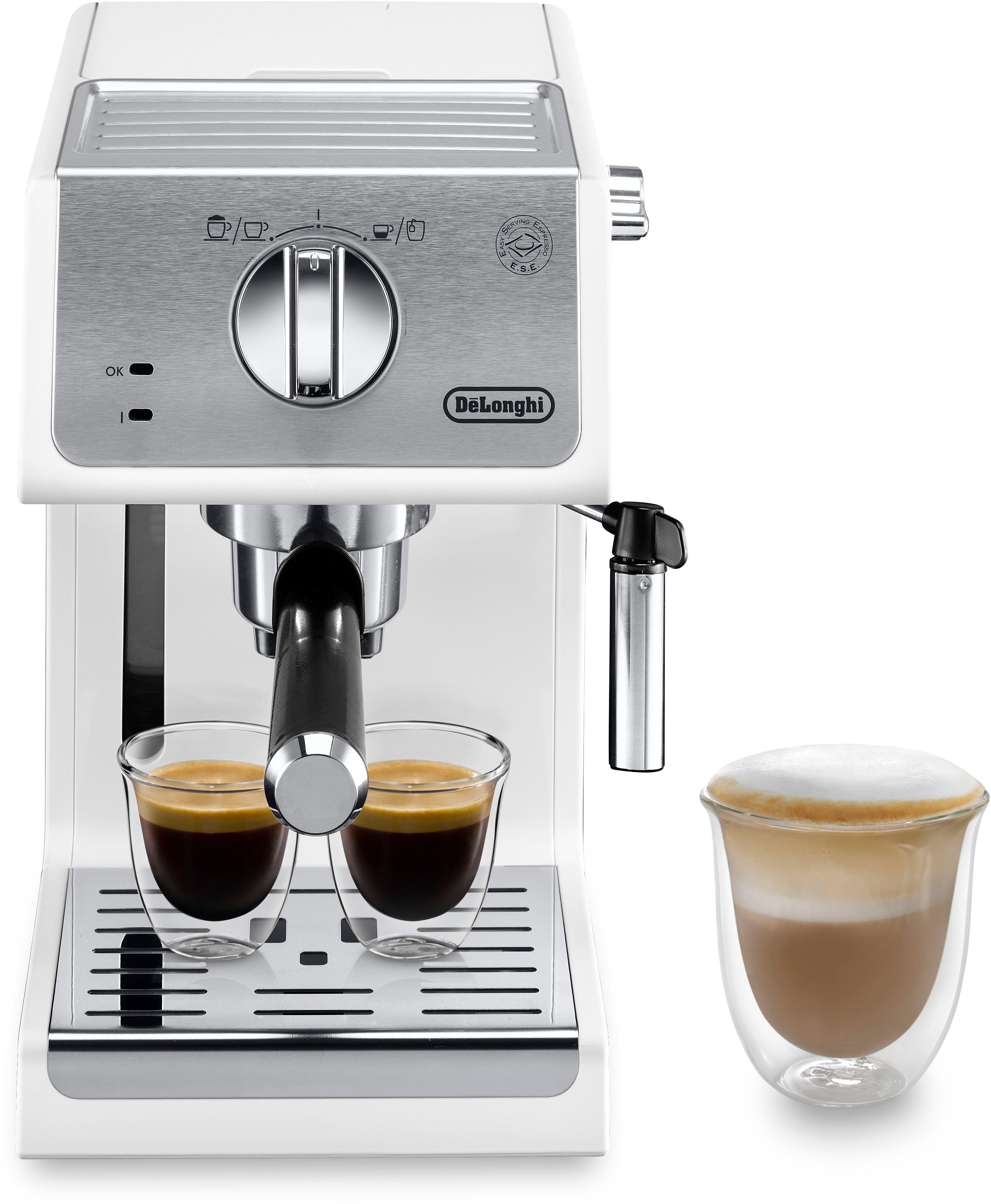 De'Longhi Espressomachine Active Line ECP 33.21.W, Siebdrager, 1100 Watt, 15 Bar