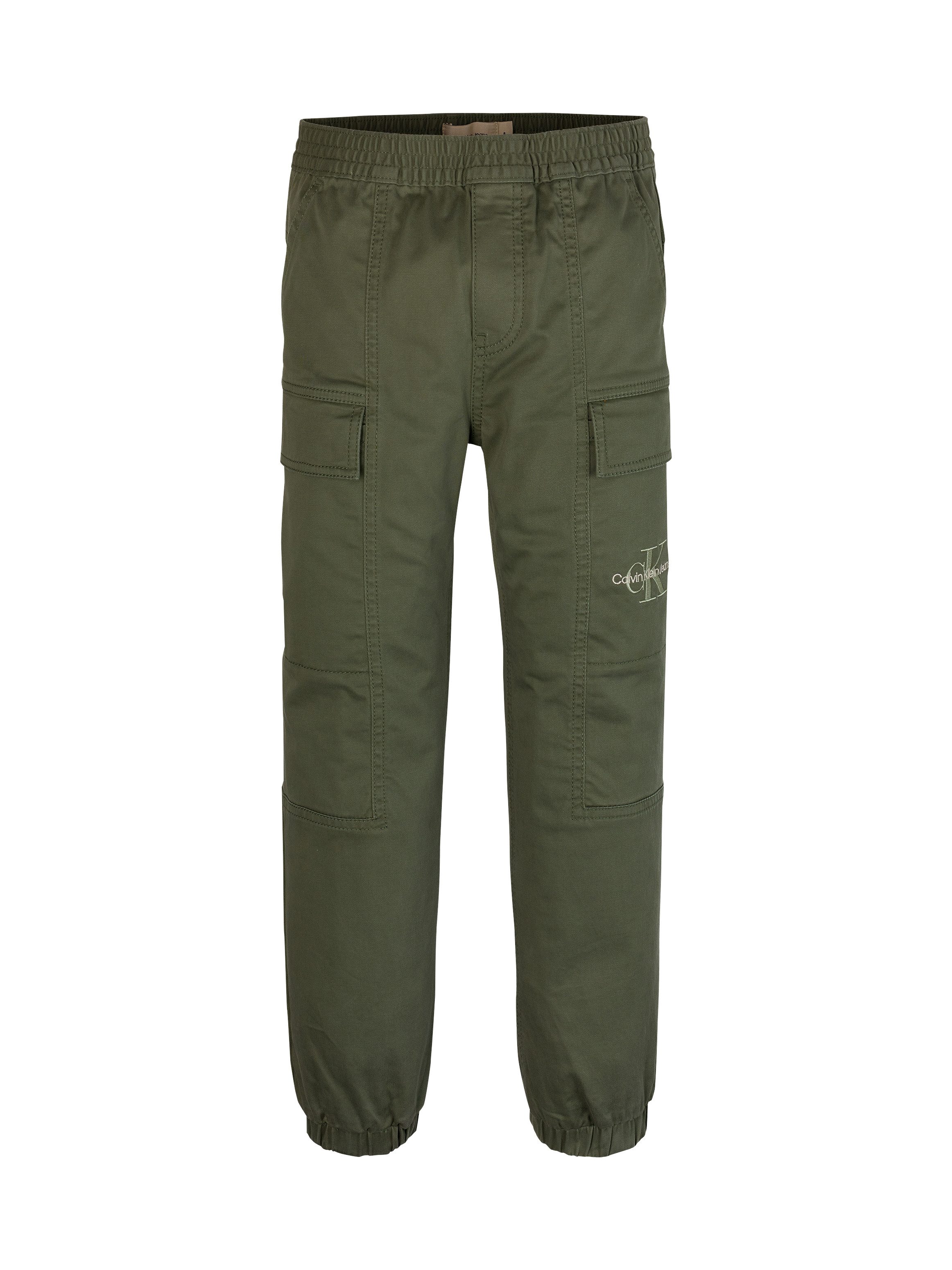 Calvin Klein Sweatbroek ESSENTIAL WOVEN CARGO PANTS voor kinderen tot 16 jaar met logo-print