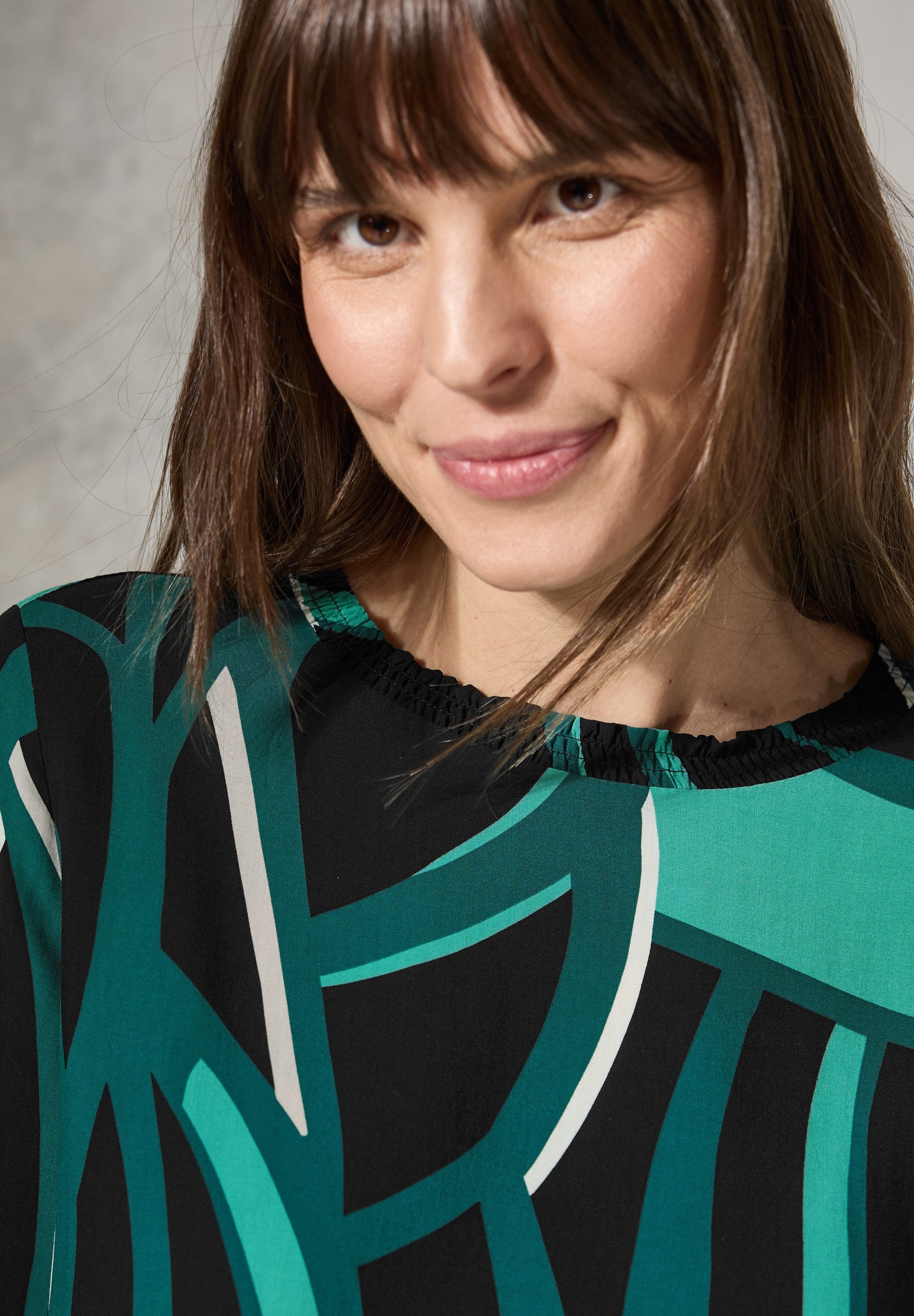 Cecil Blouse met lange mouwen met print all-over