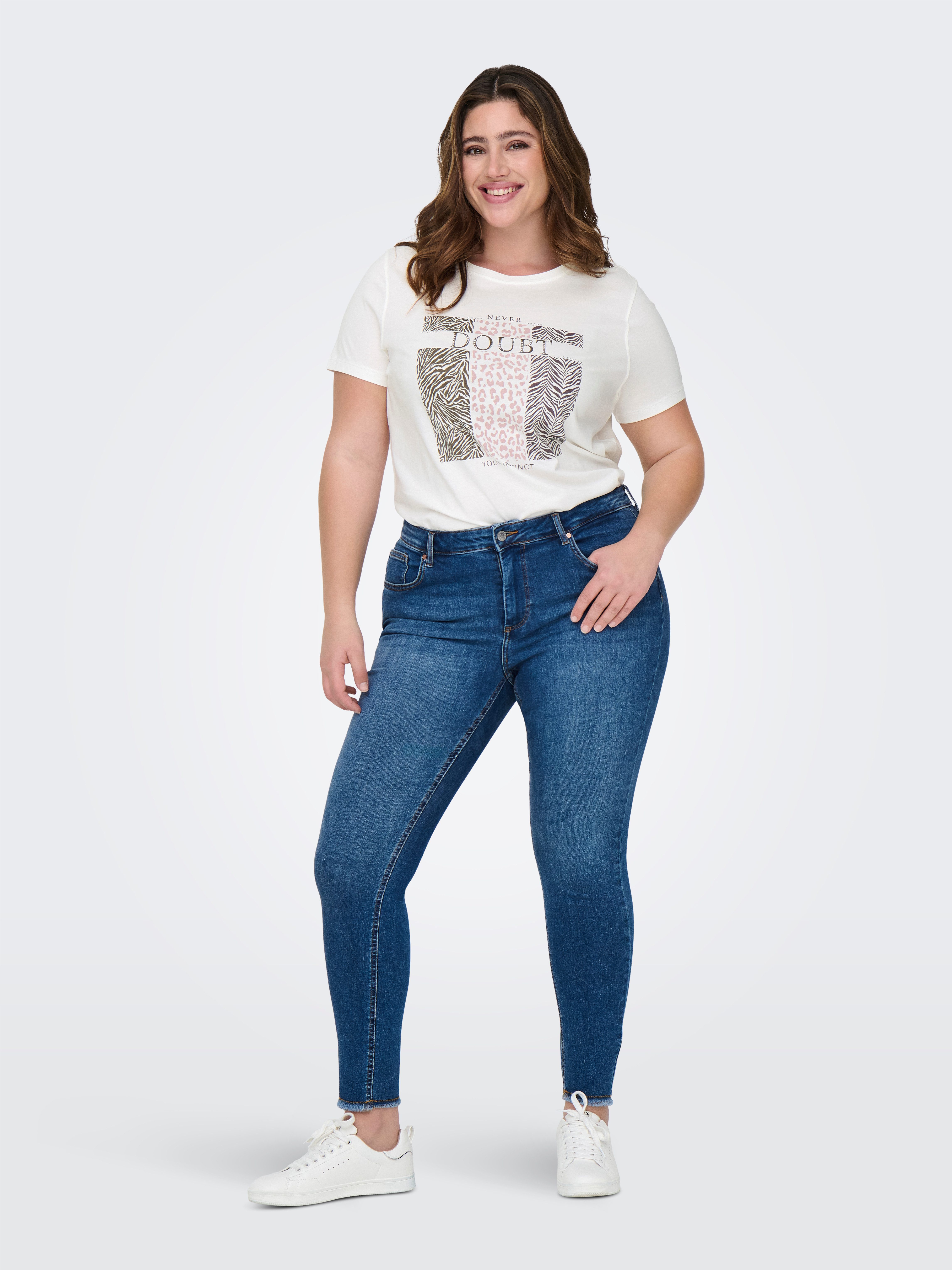 ONLY CARMAKOMA Shirt met korte mouwen CARBRINNA LIFE SS REG TEE JRS