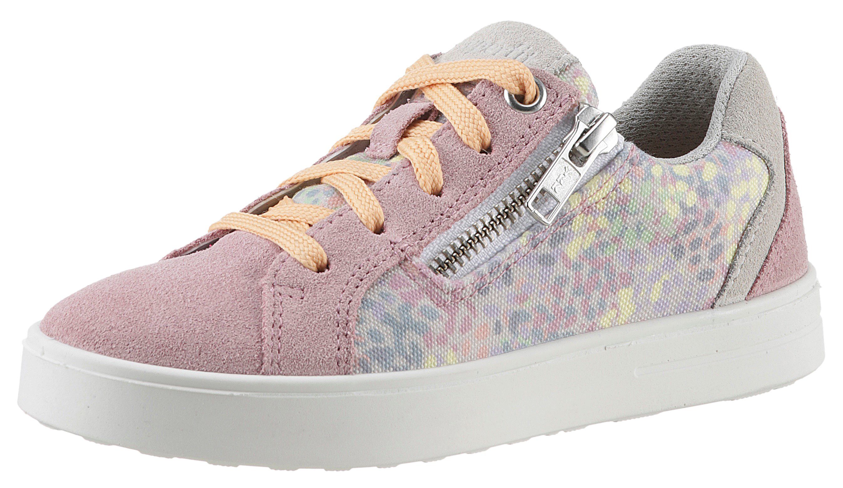 Superfit Sneakers STELLA WMS: middel met kleurrijk patroon, vrijetijdsschoen, halfhoge schoen, veterschoen