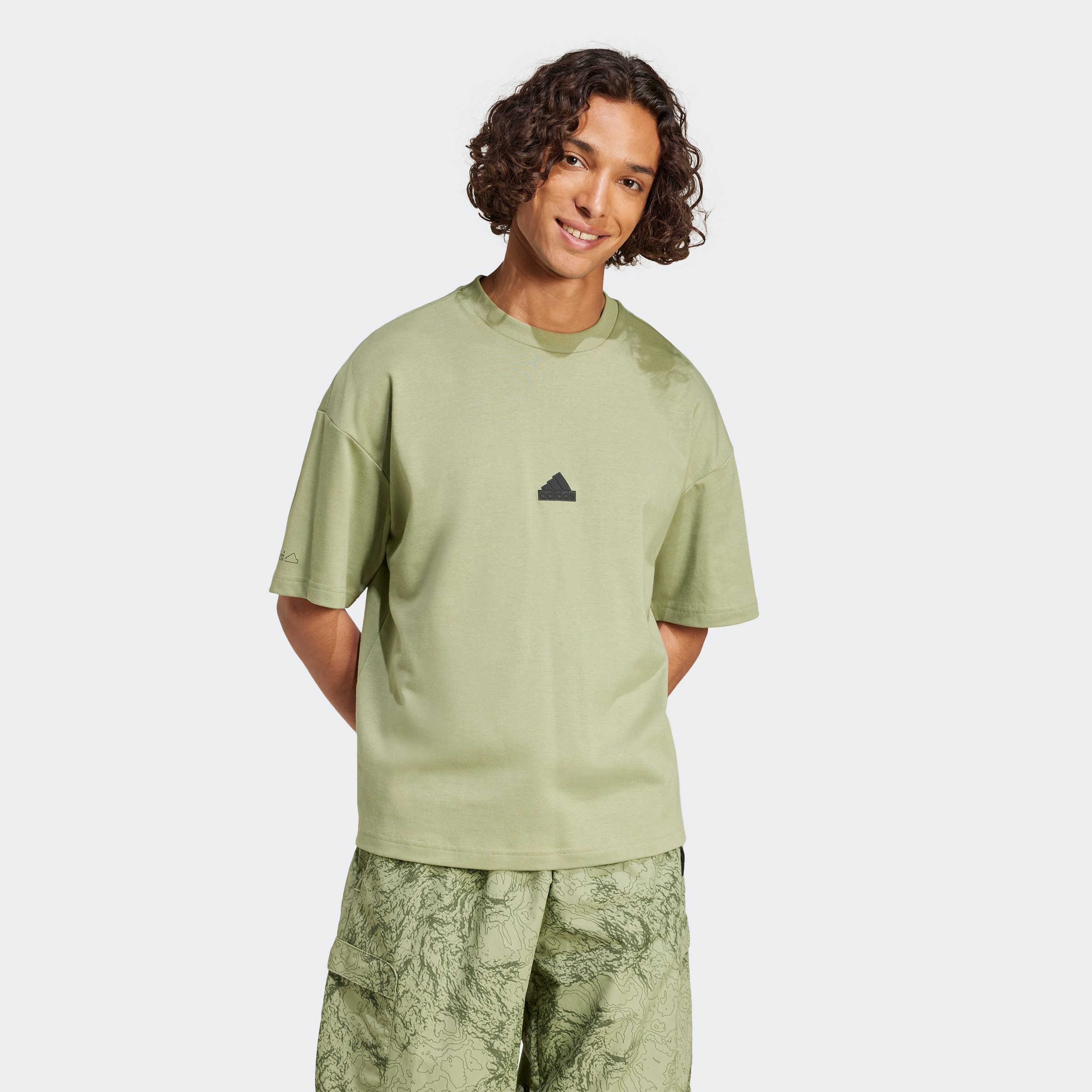 ADIDAS SPORTSWEAR T-shirt met labeldetail