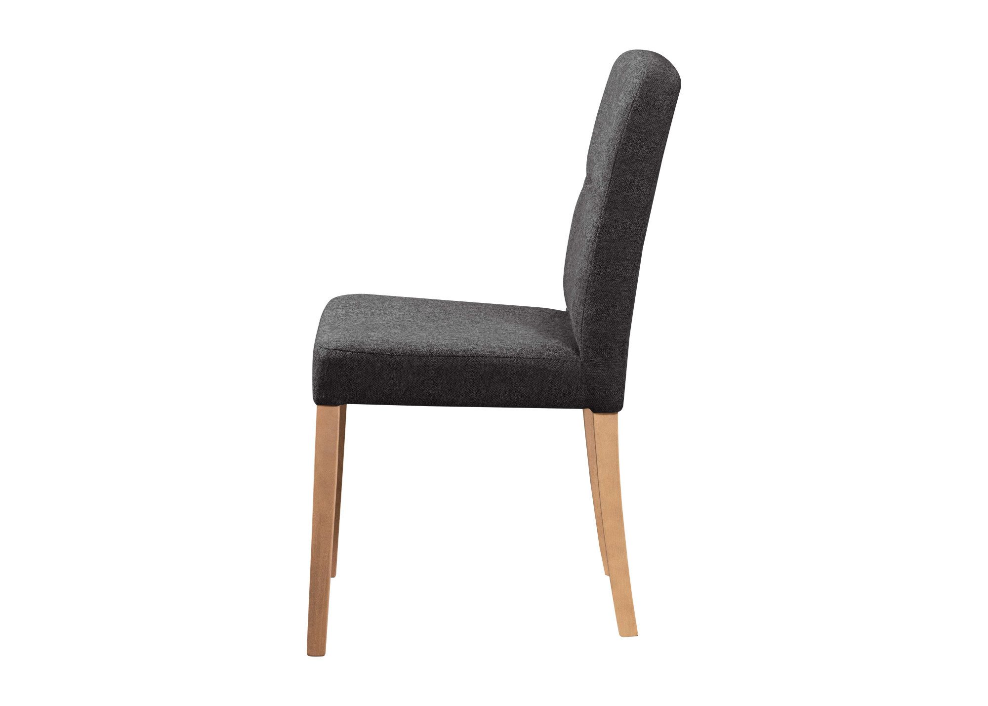 Home affaire Stoel met 4 poten Nina keukenstoel, gestoffeerde stoel (set, 2 stuks)