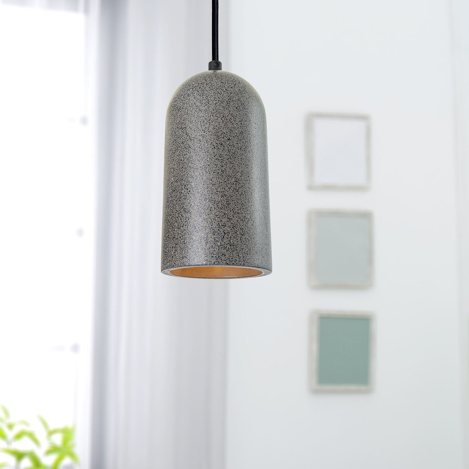 Paco Home Hanglamp Altona Led, E27, lamp voor woonkamer eetkamer keuken, in hoogte verstelbaar