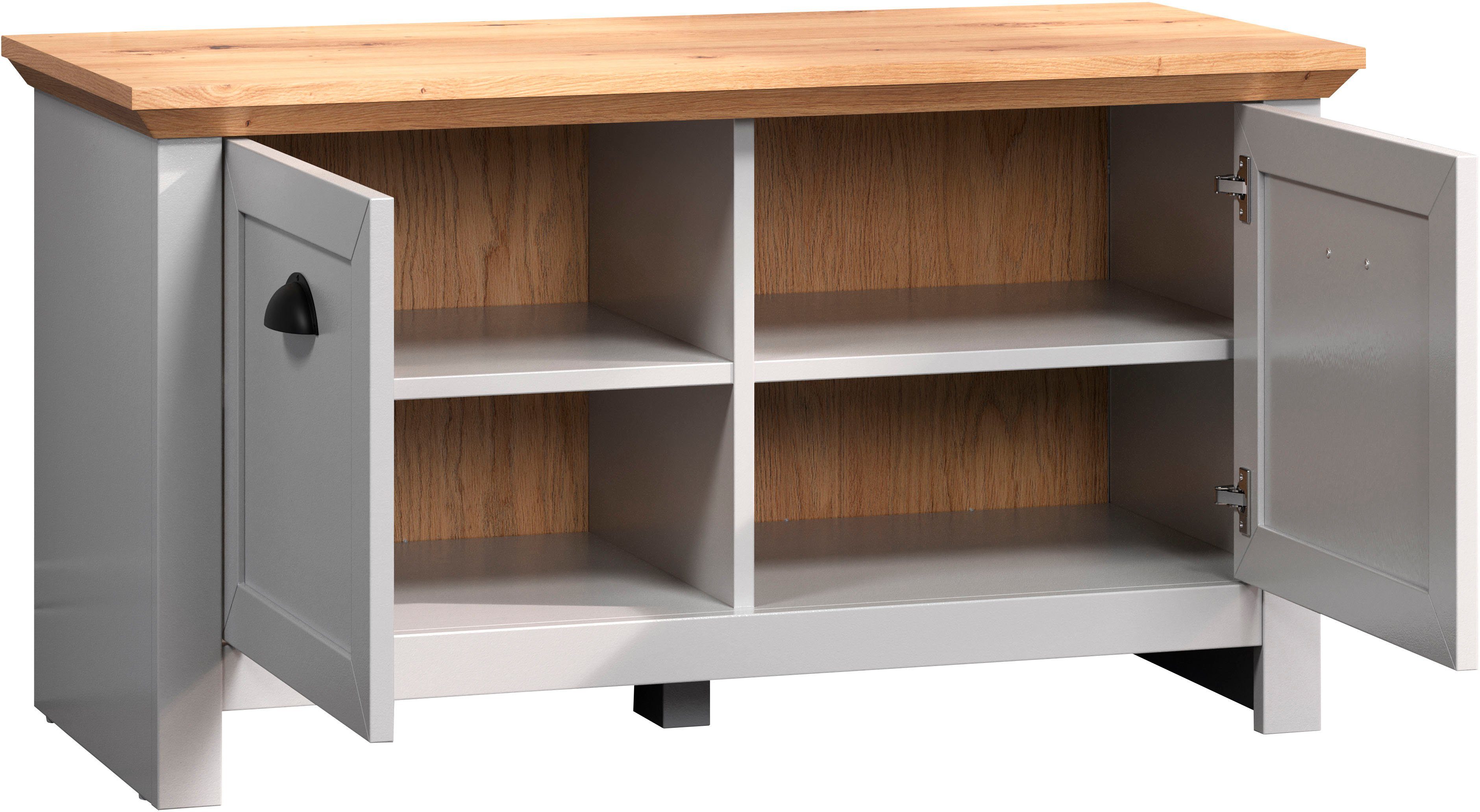 Home affaire Kapstok Herzwill Zitbank / schoenenkast met de afmetingen BxHxD ca.: 91x49x41 cm (1 stuk)