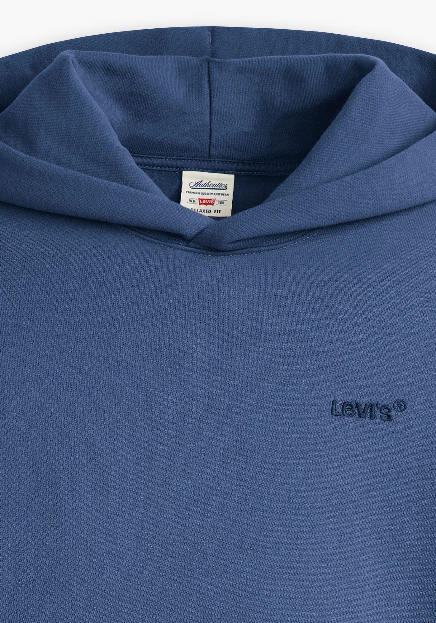 Levi's® Hoodie THE AUTHENTIC HOODIE met kleine ton-sur-ton logo-borduursel op de borst