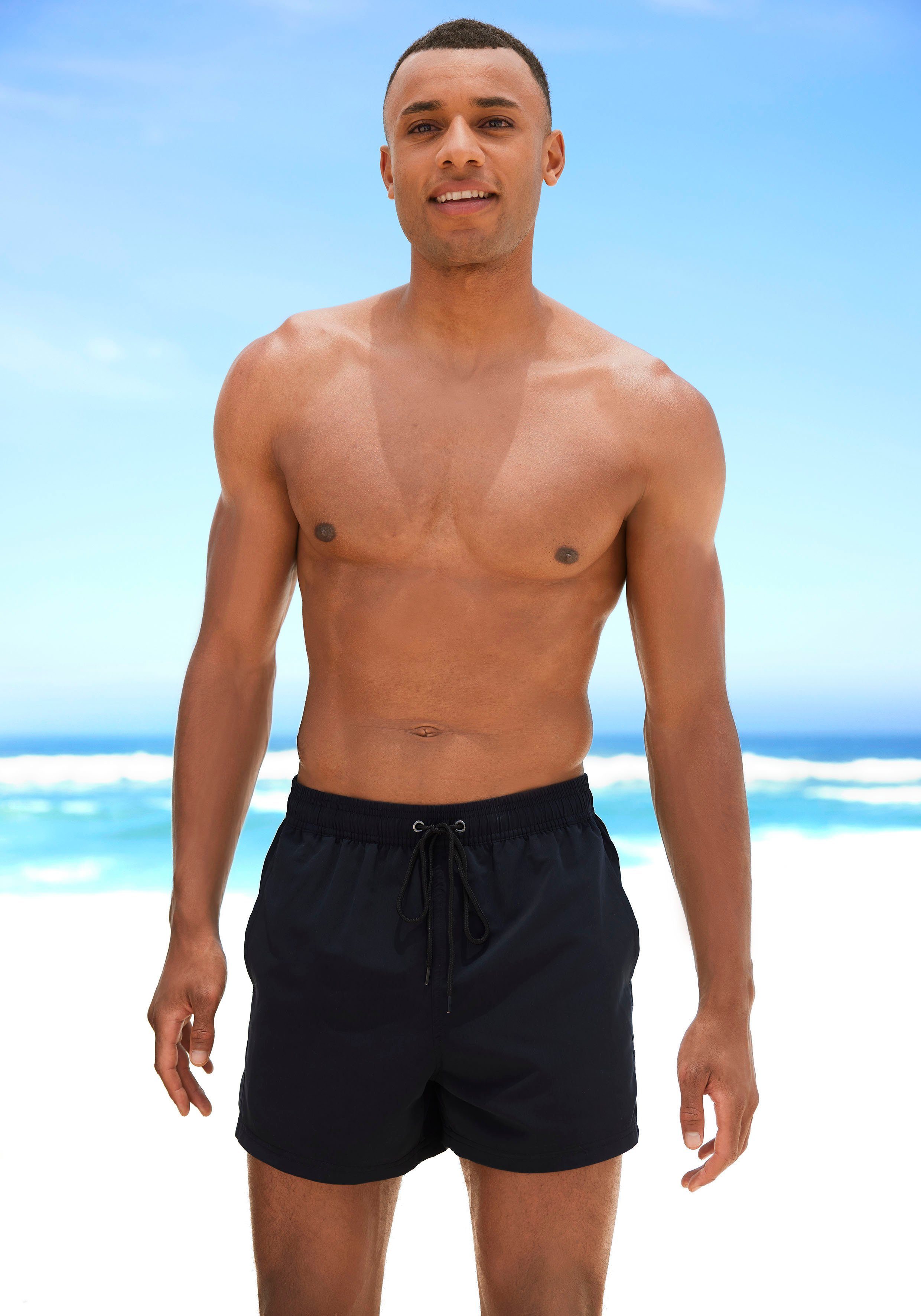 Venice Beach Zwemshort met groot merkopschrift