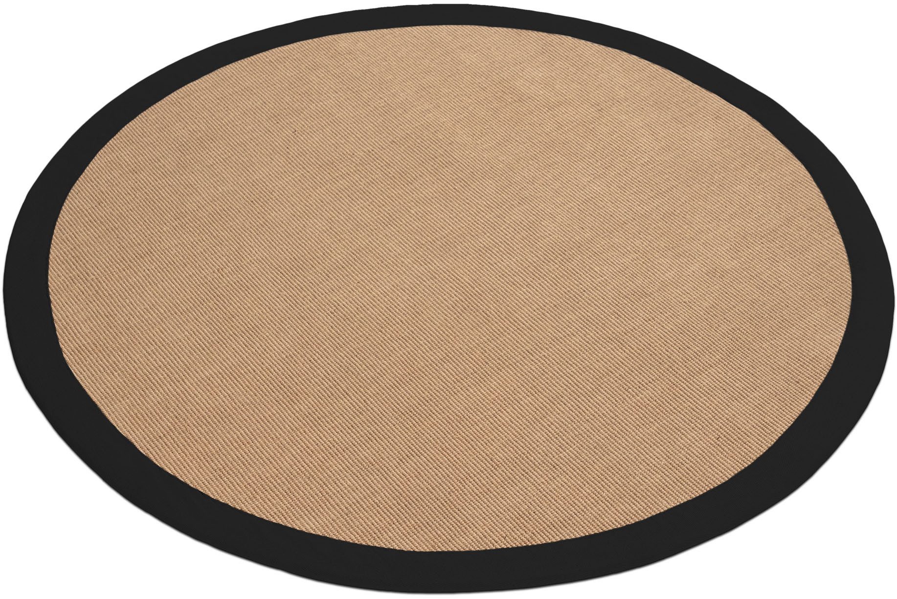 carpetfine Sisalkleed Sisal met gekleurd randdessin, antislip achterzijde