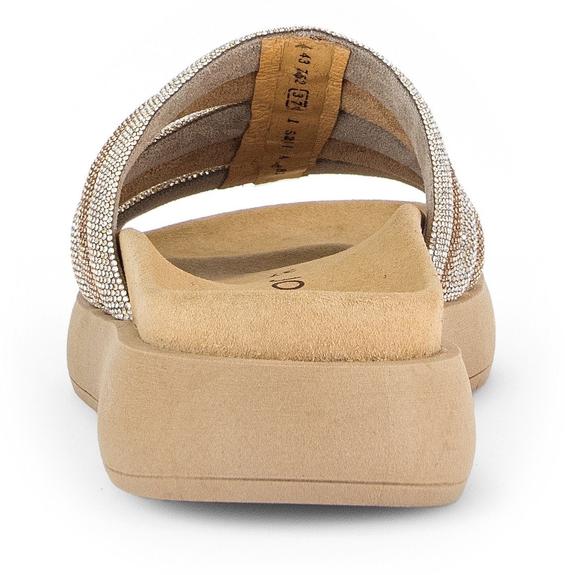 Gabor Slippers plateau, zomerschoen, slippers met best fitting-uitrusting