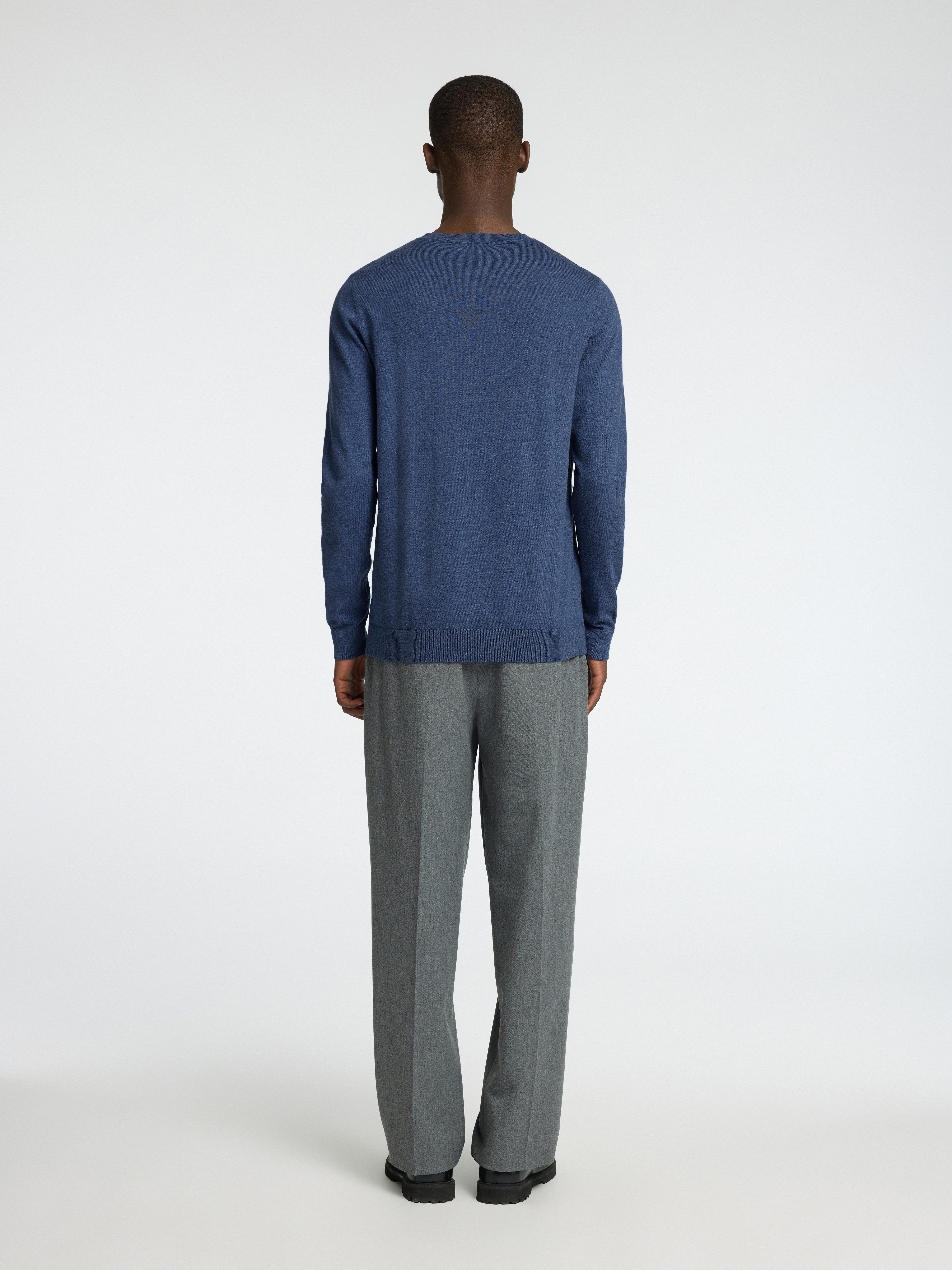 SELECTED HOMME Gebreide trui SLHBERG CREW NECK NOOS