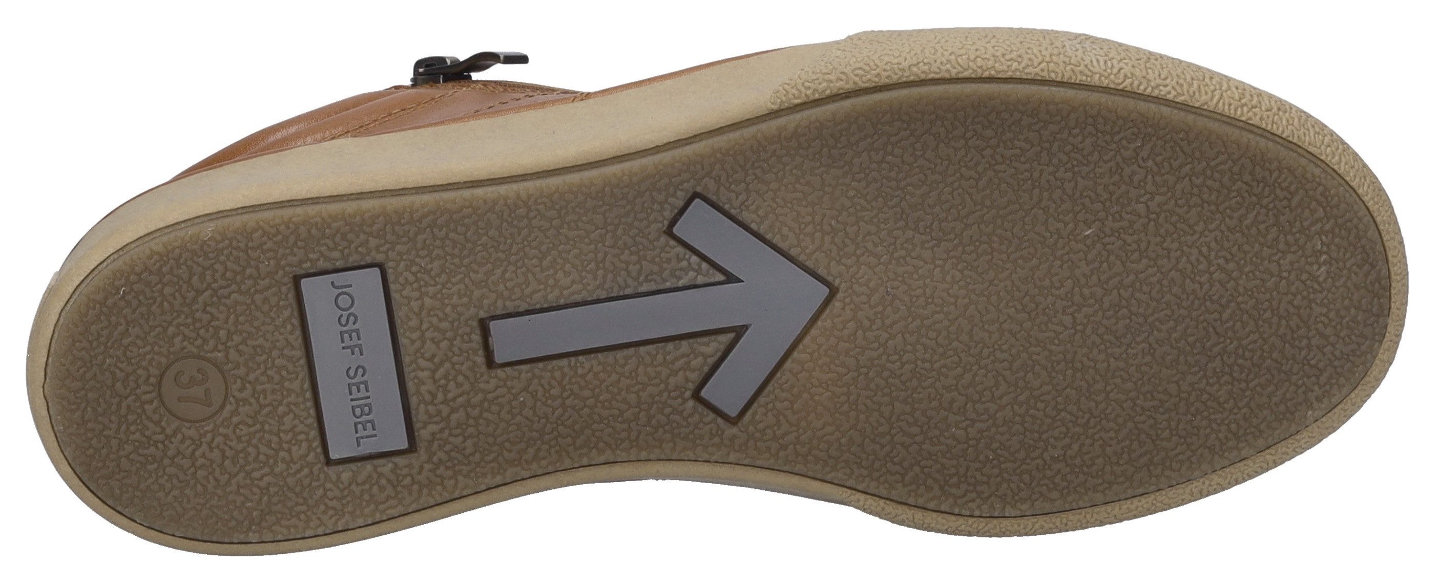 Josef Seibel Sneakers Claire 11 Veterschoenen, high top sneaker, comfortschoen met leren binnenzool