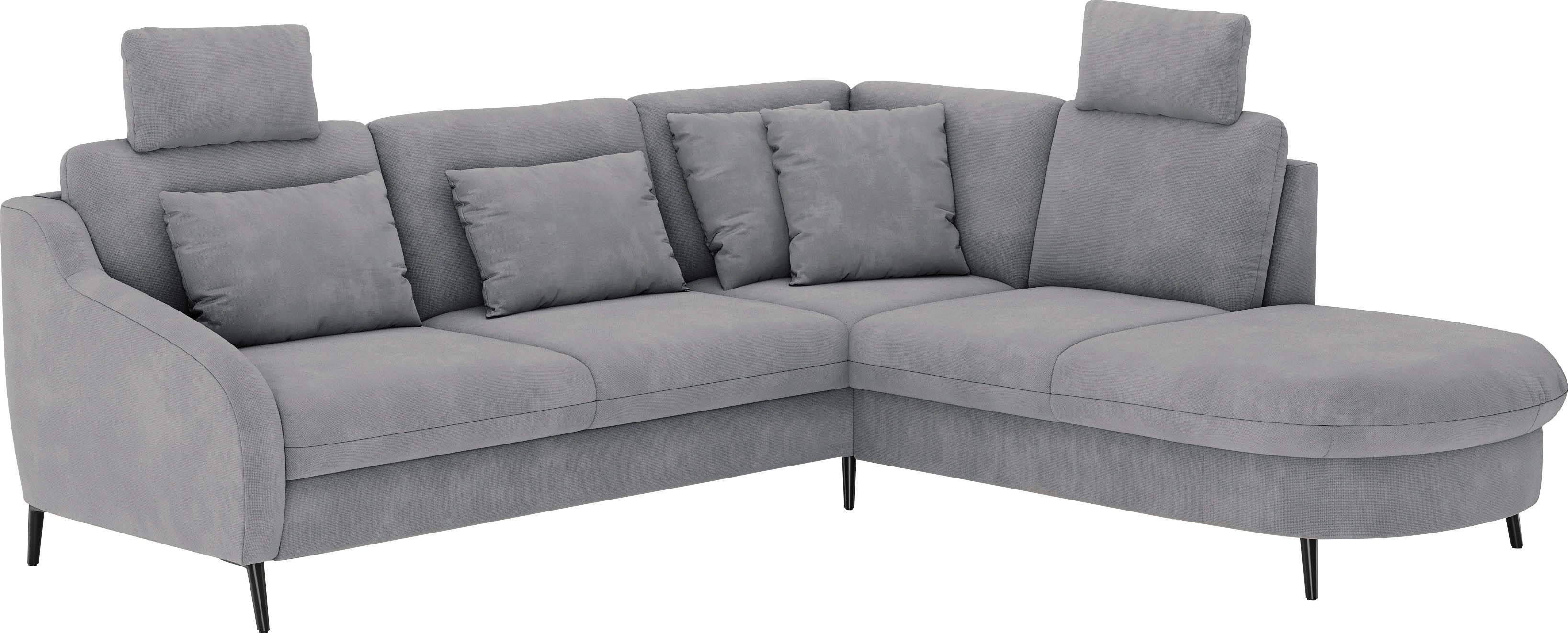 sit&more Hoekbank Soul L-vorm optioneel met bedfunctie en bedlade of lade
