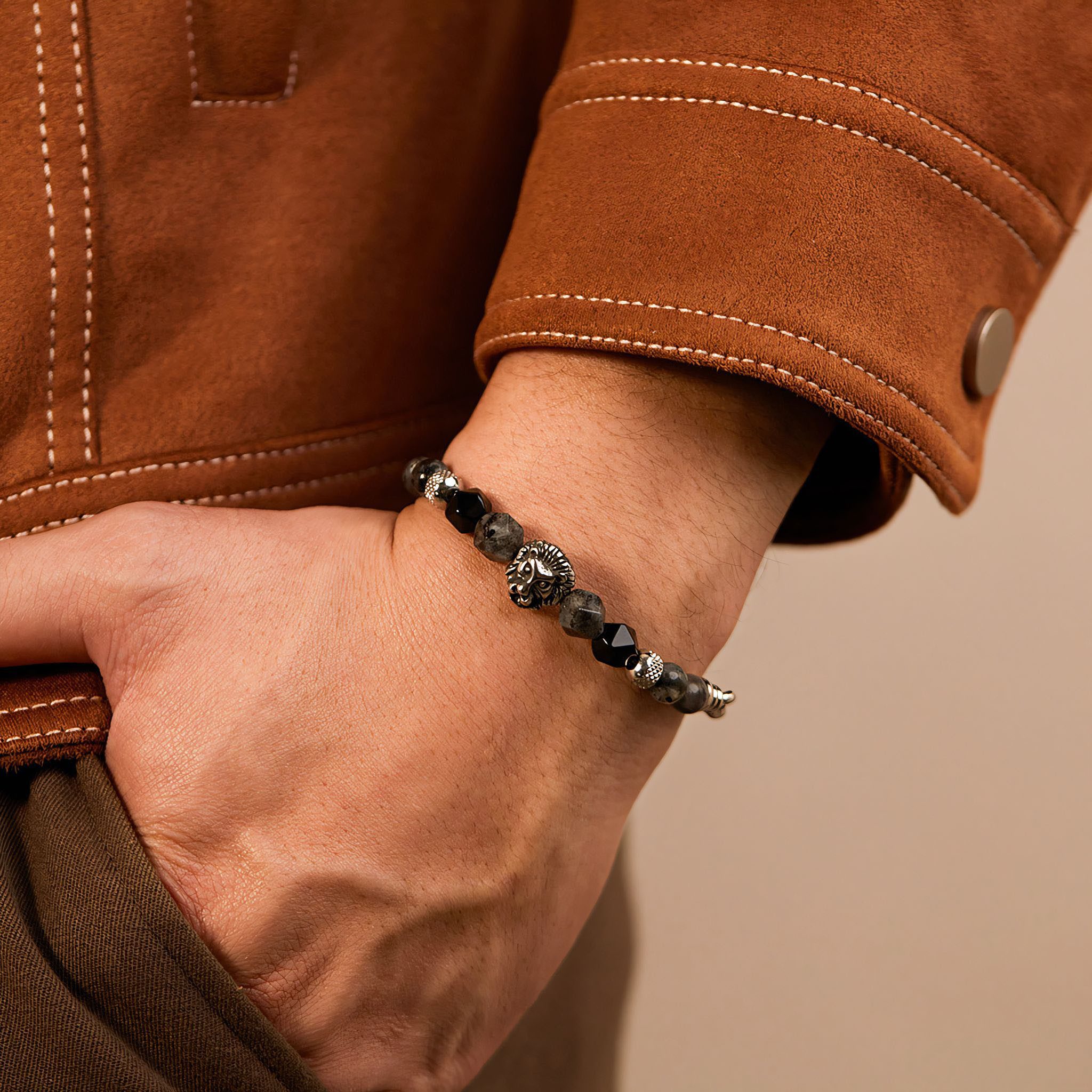 Firetti Armband Sieraden cadeau roestvrijstalen armbanden venezianerkette leeuwenkop