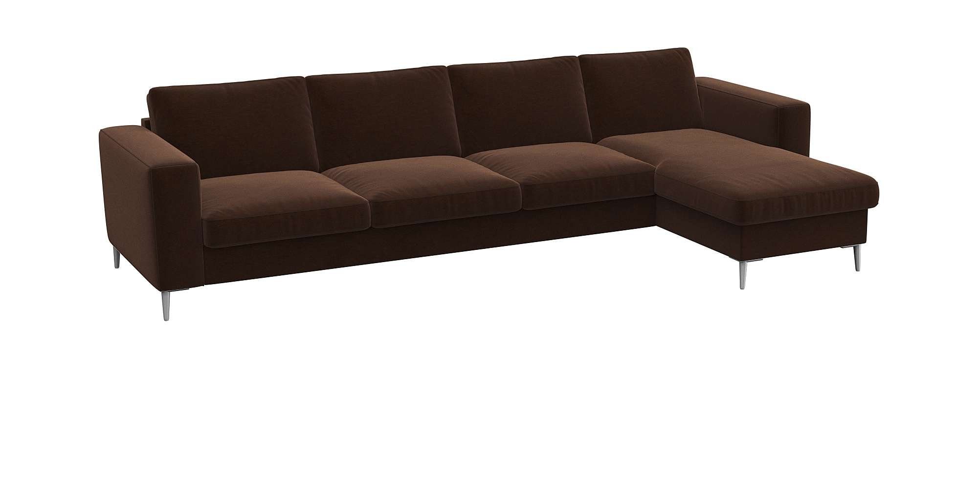 FLEXLUX Hoekbank Fiore, super zitcomfort door koudschuim in de zitting, L-vorm