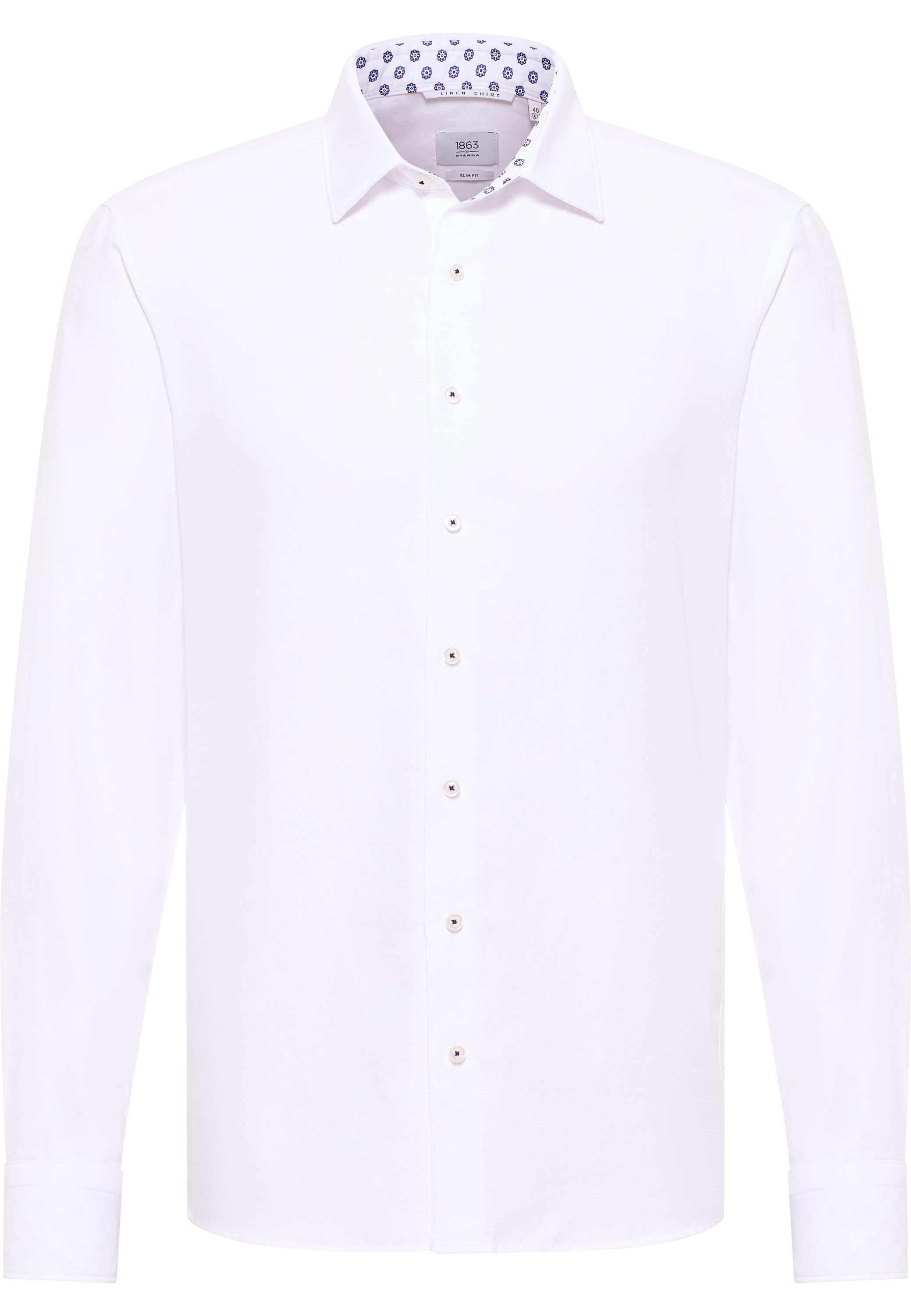 Eterna Overhemd met lange mouwen Slim fit EASY IRON (gemakkelijk te strijken)