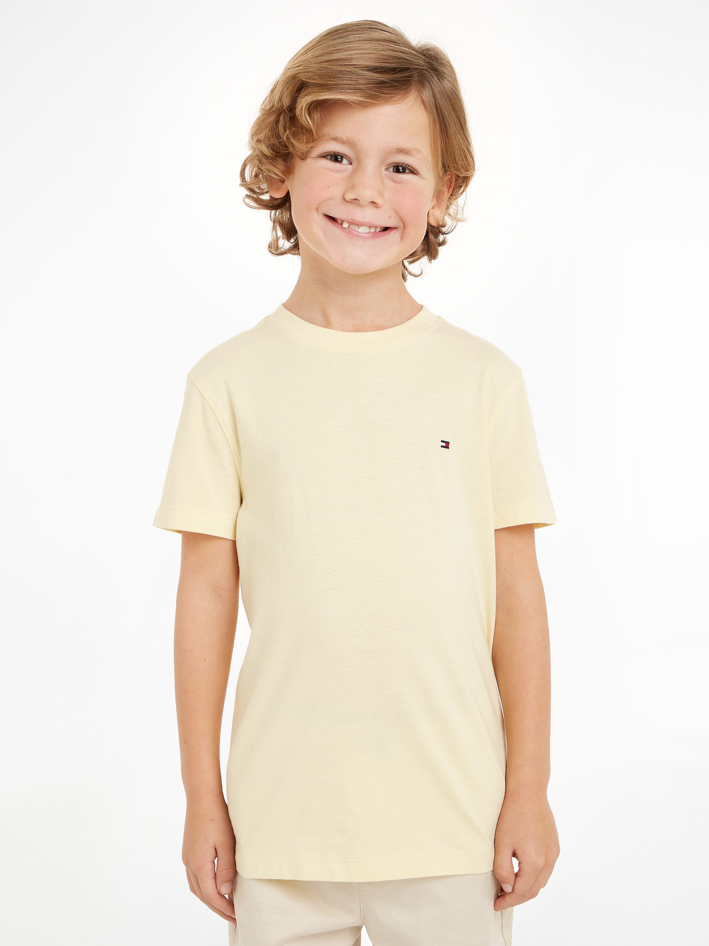 Tommy Hilfiger Shirt met korte mouwen ESSENTIAL COTTON TEE S/S Kinderen tot 16 jaar met logostiksel