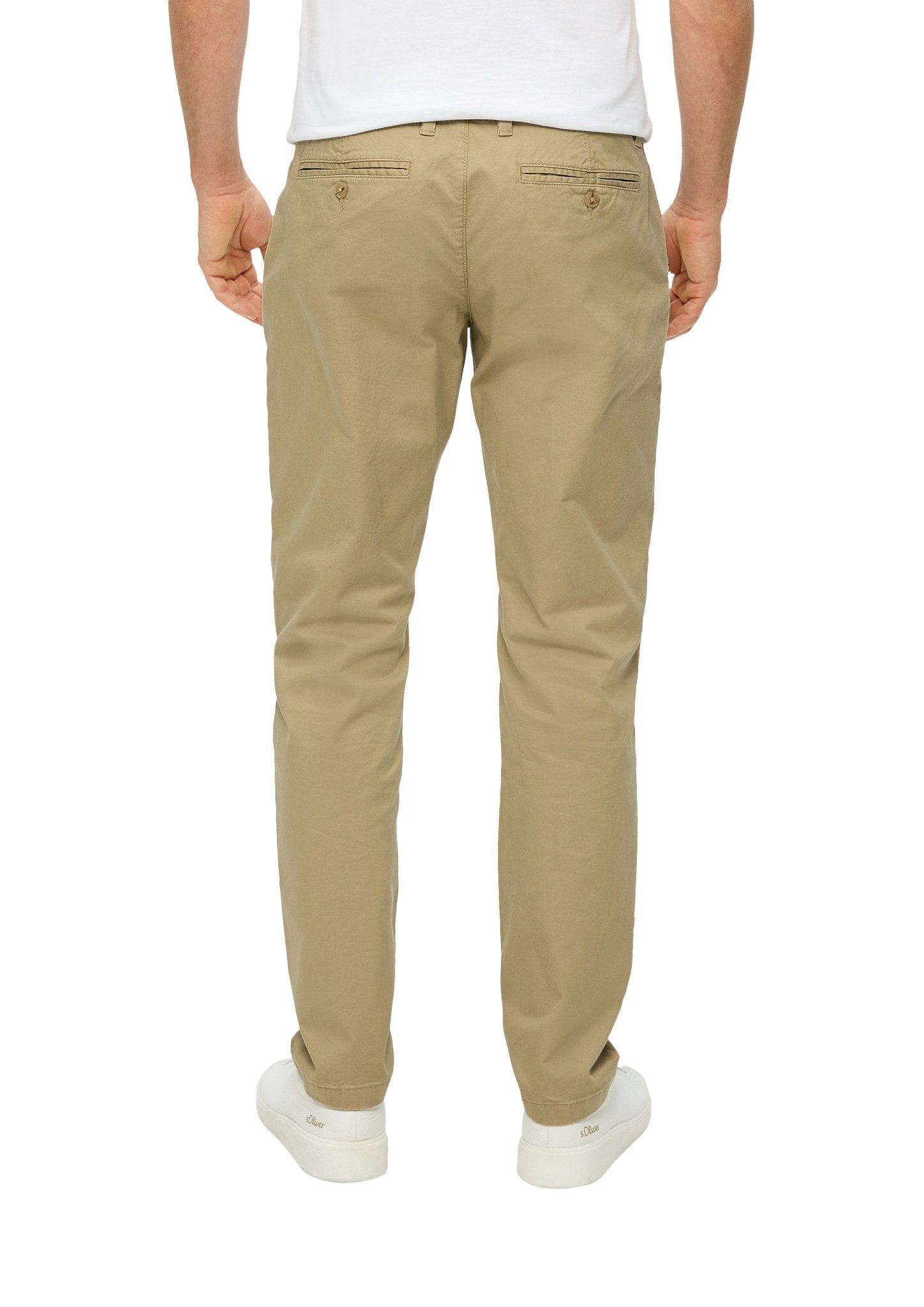 s.Oliver Chino van katoen-twill