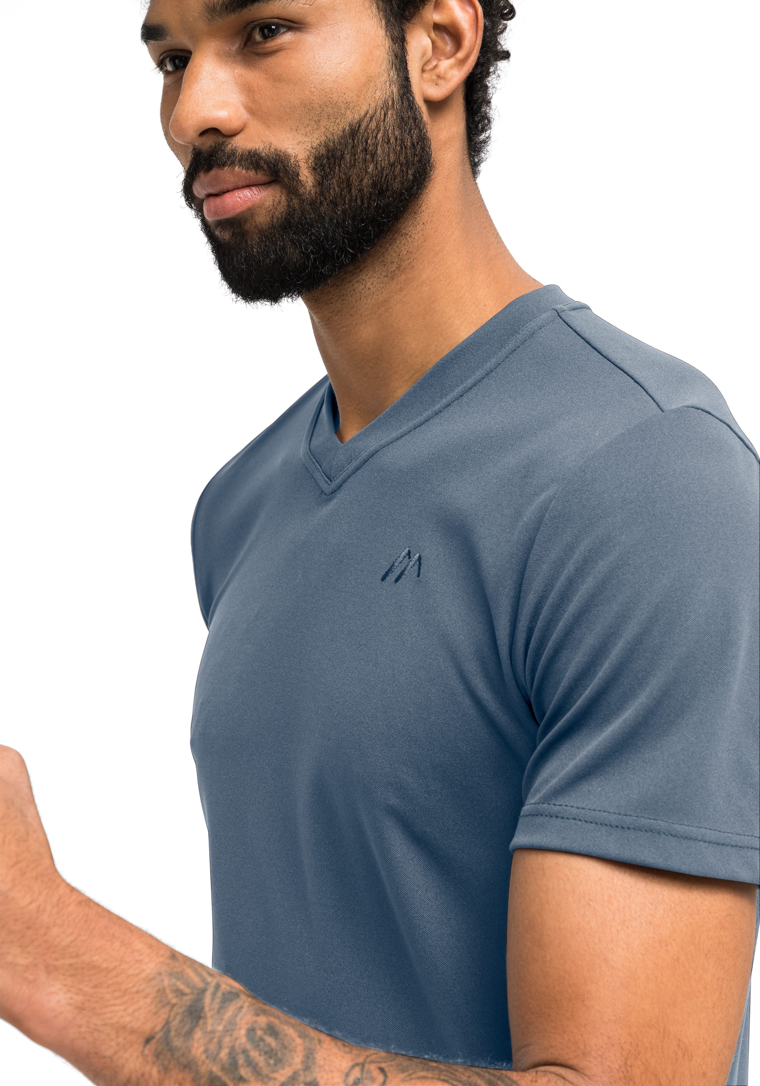 Maier Sports Functioneel shirt WALI Heren T-shirt, sneldrogend vrijetijdsshirt, regular fit