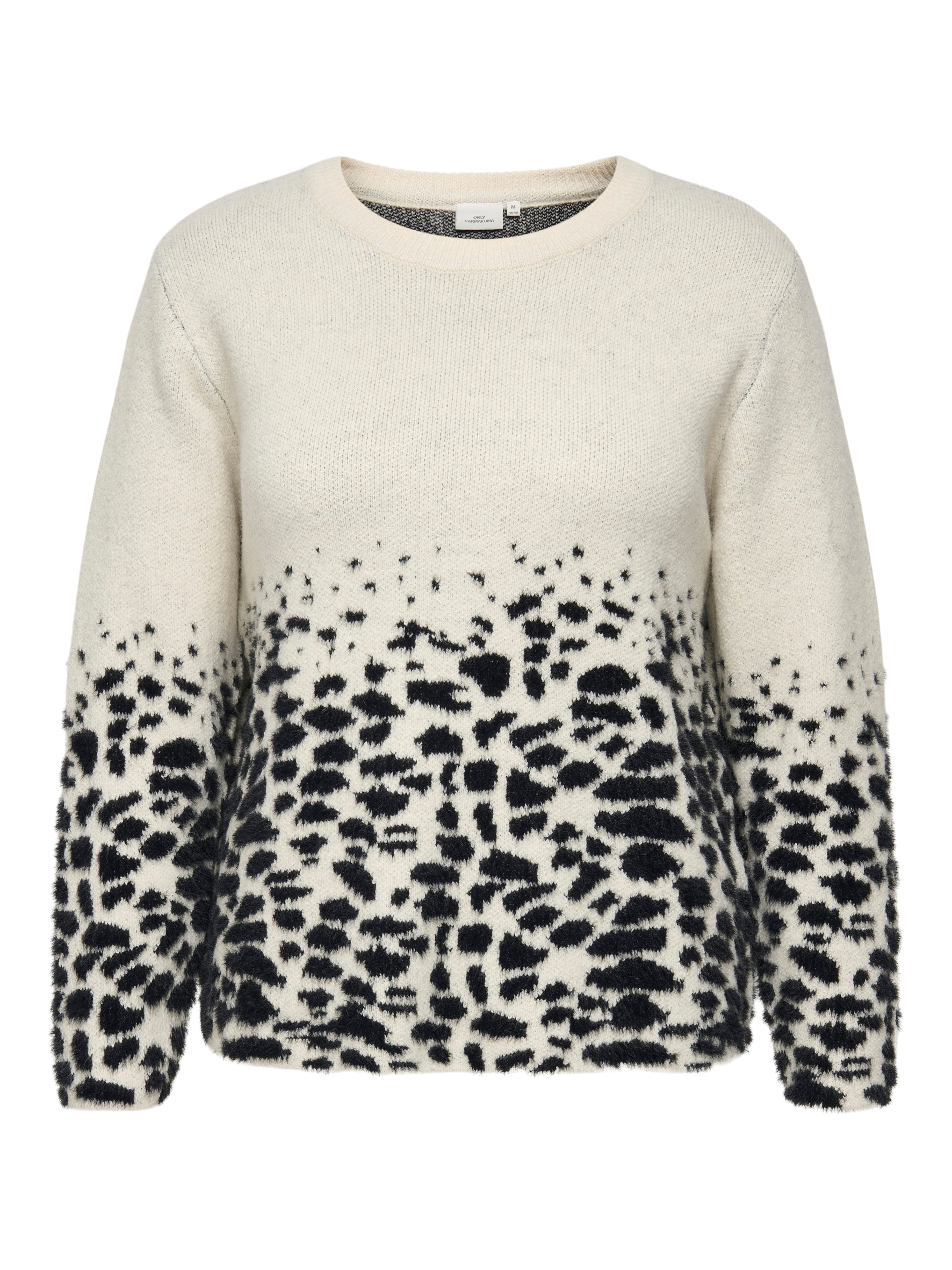 ONLY CARMAKOMA Trui met ronde hals CARANNI LS O-NECK JQ KNT