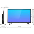 tcl led-tv 32es570fx1, 80 cm - 31,5 ", full hd, android tv | smart tv zwart