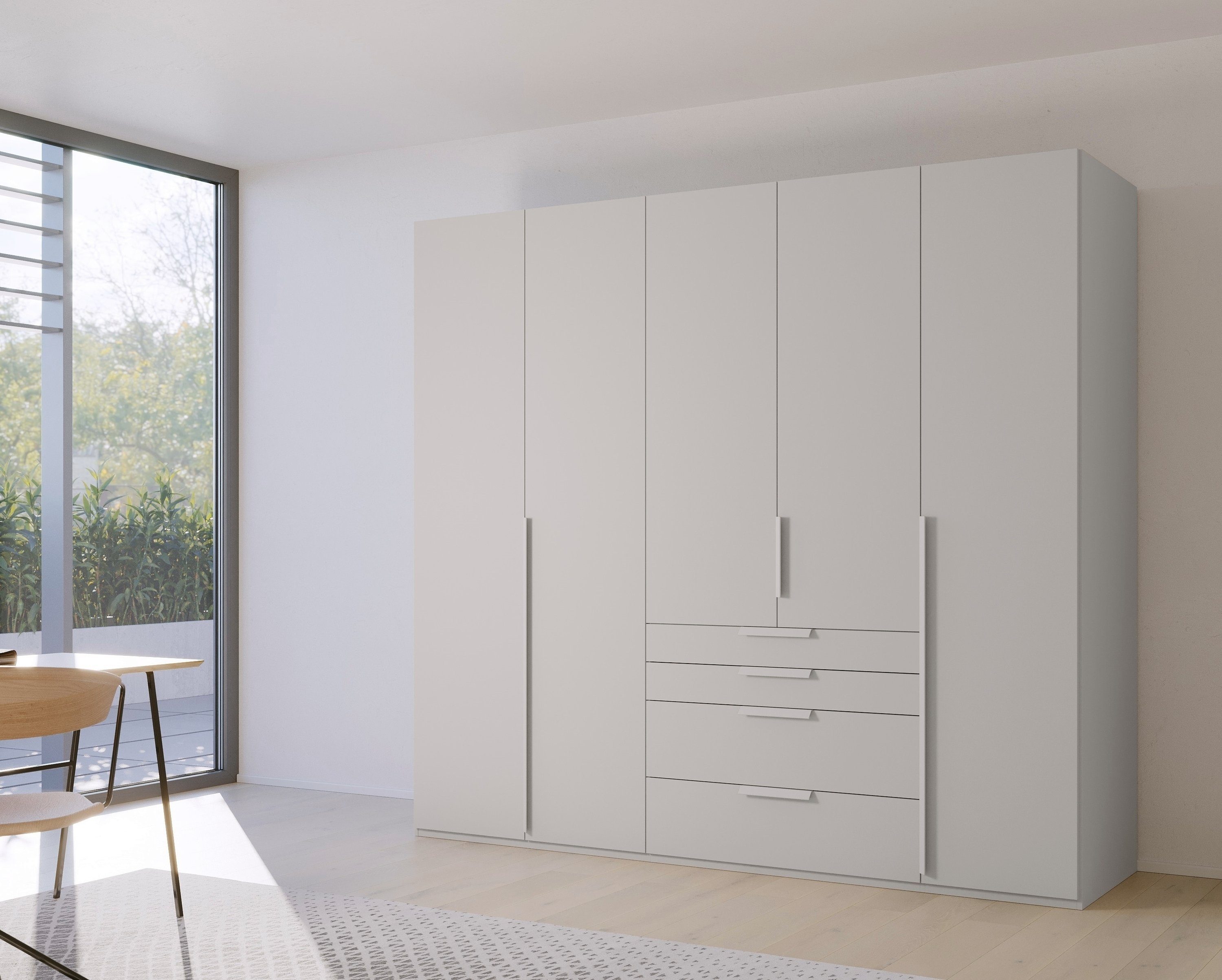 rauch Draaideurkast Purisma met laden en vele accessoires, met soft-closefunctie