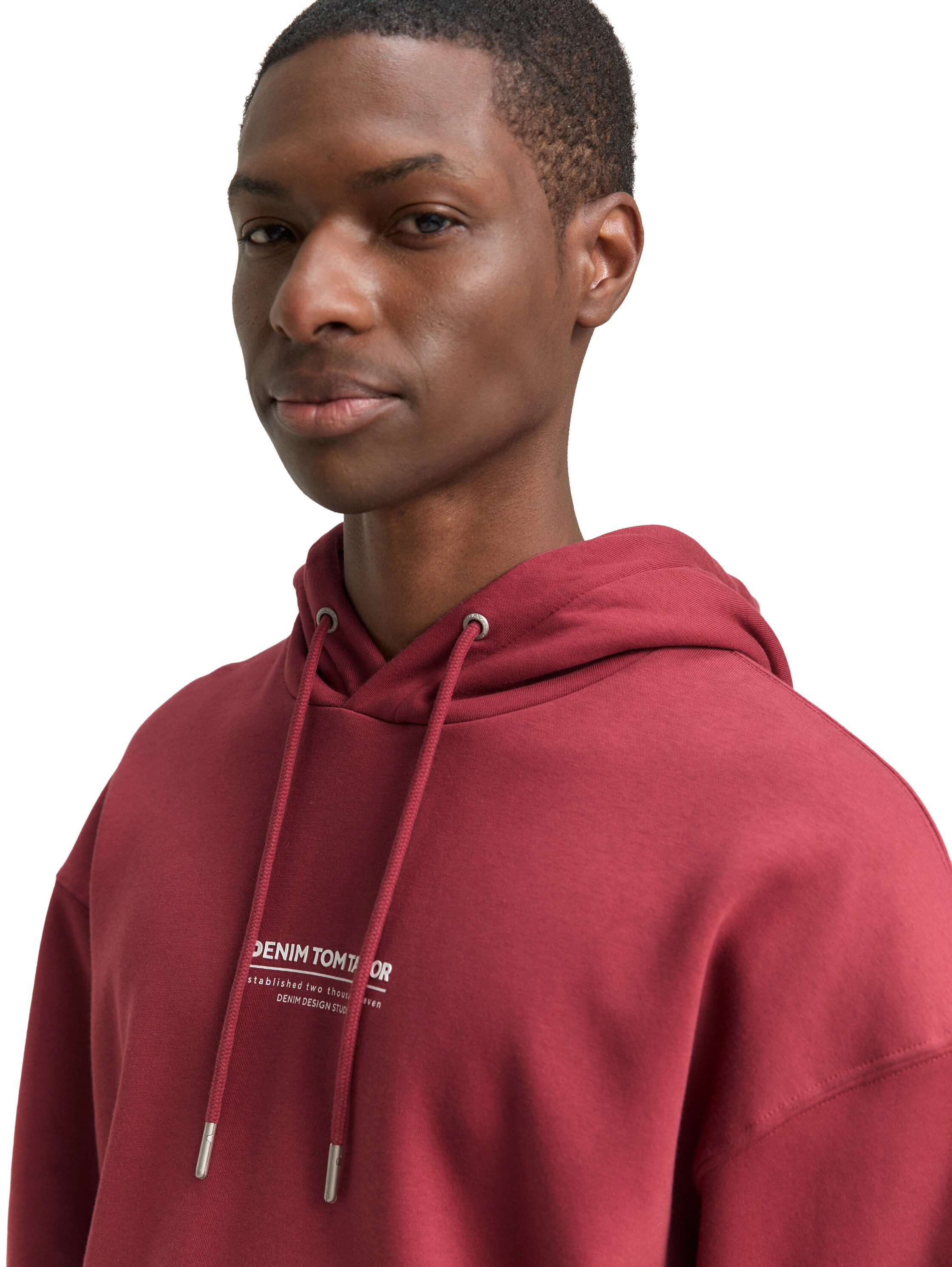 Tom Tailor Denim Hoodie met logoprint