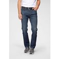 levi's straight jeans 513 met merklabel blauw