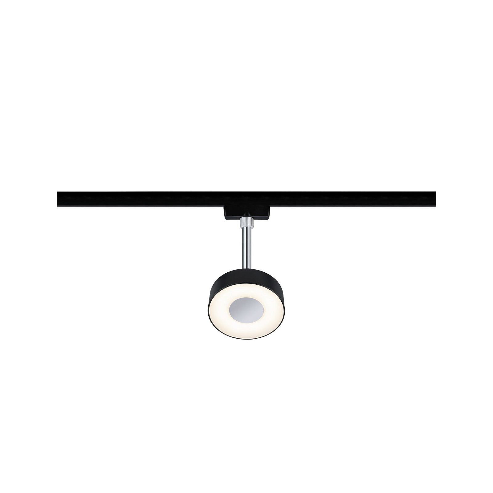 Paulmann Railsysteem-lampen URail rail spot Circle 152lm 5W 2700K 230V Zwart mat (1-delig)