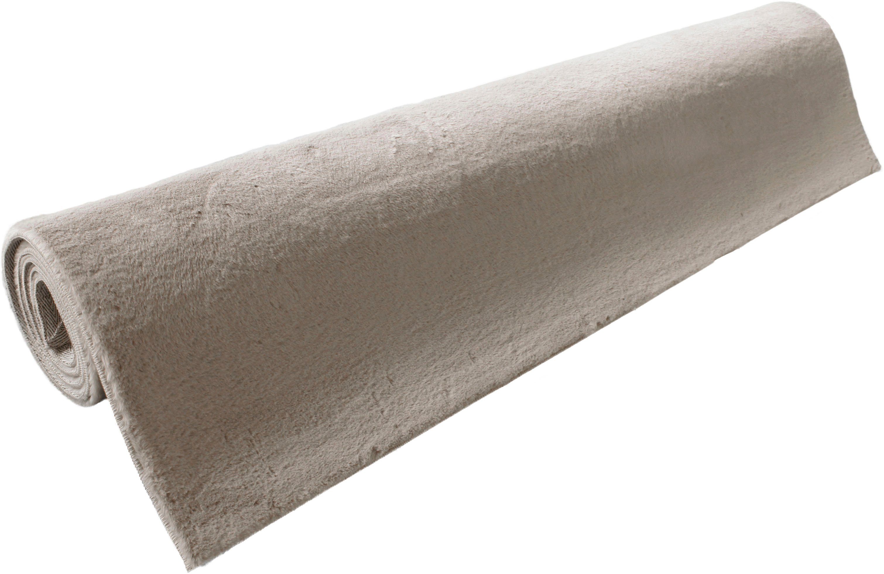 Leonique Vachtvloerkleed Balu, kunstfellteppich, modern, langpolig tapijt Konijnenbont-gevoel, behaaglijk, zacht, woonkamer, slaapkamer