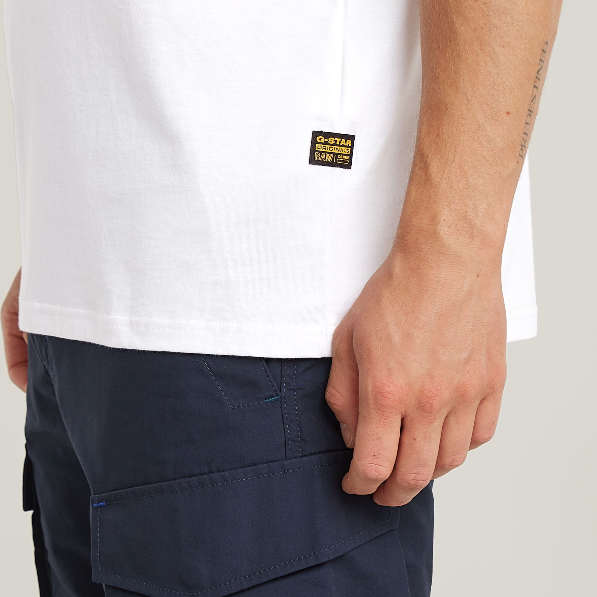 G-Star RAW T-shirt Vingerafdruk Burger