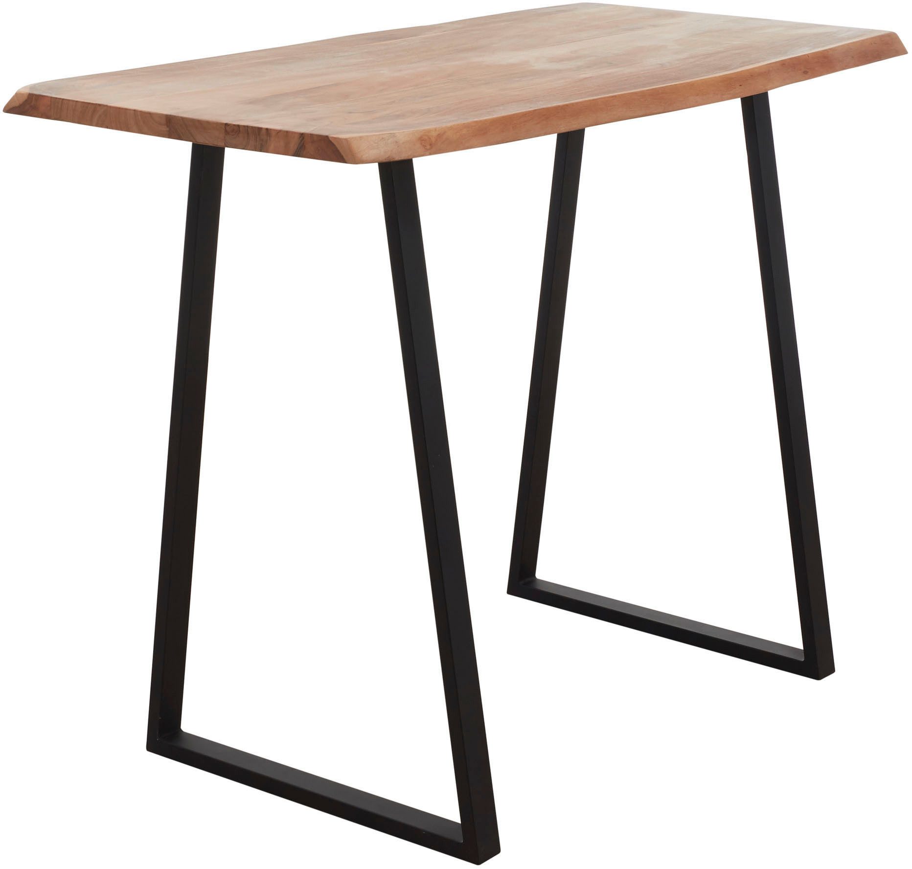 Stolkom Bartafel Goa Massief hout in boomstam-look