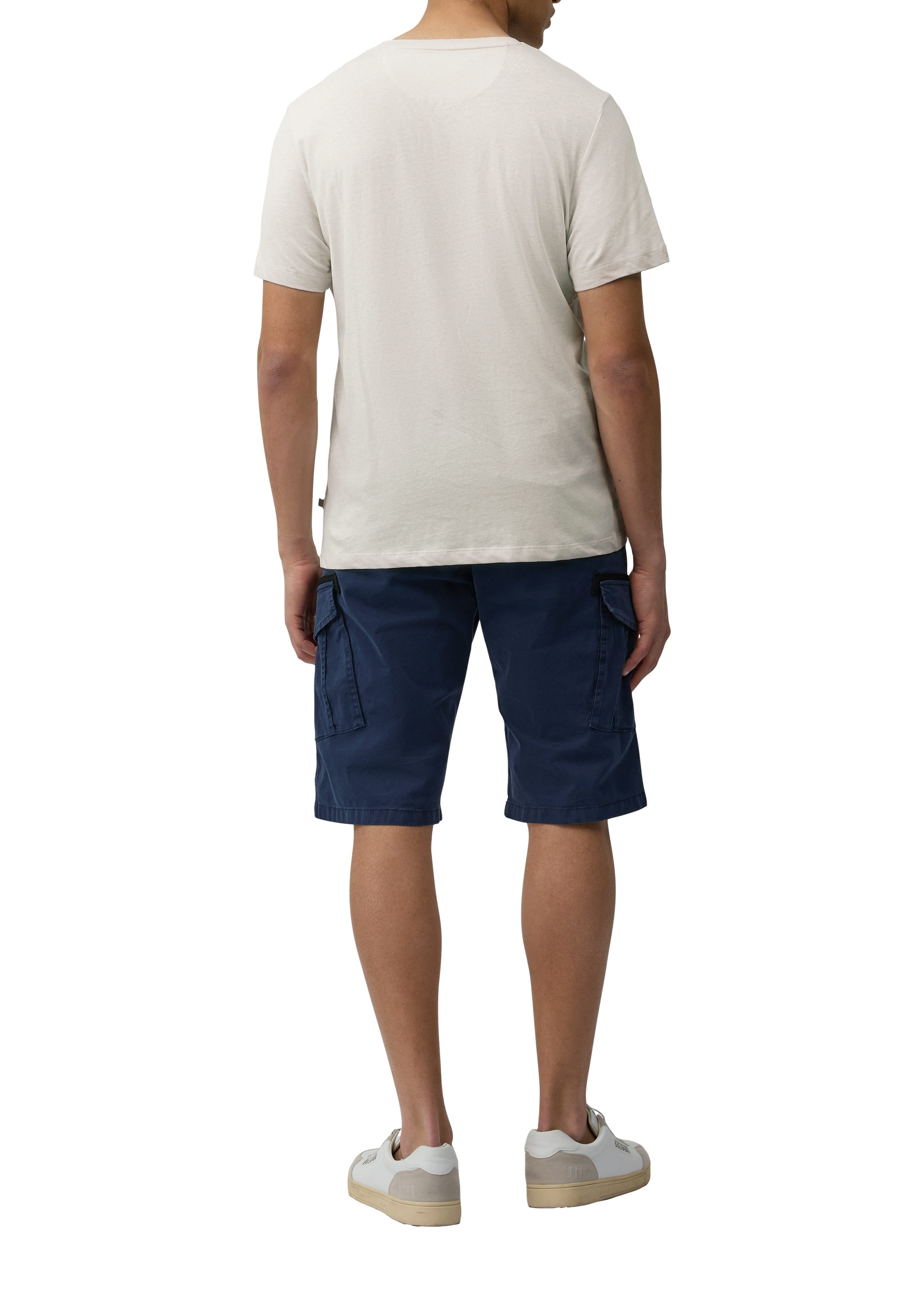 s.Oliver T-shirt met aandeel linnen