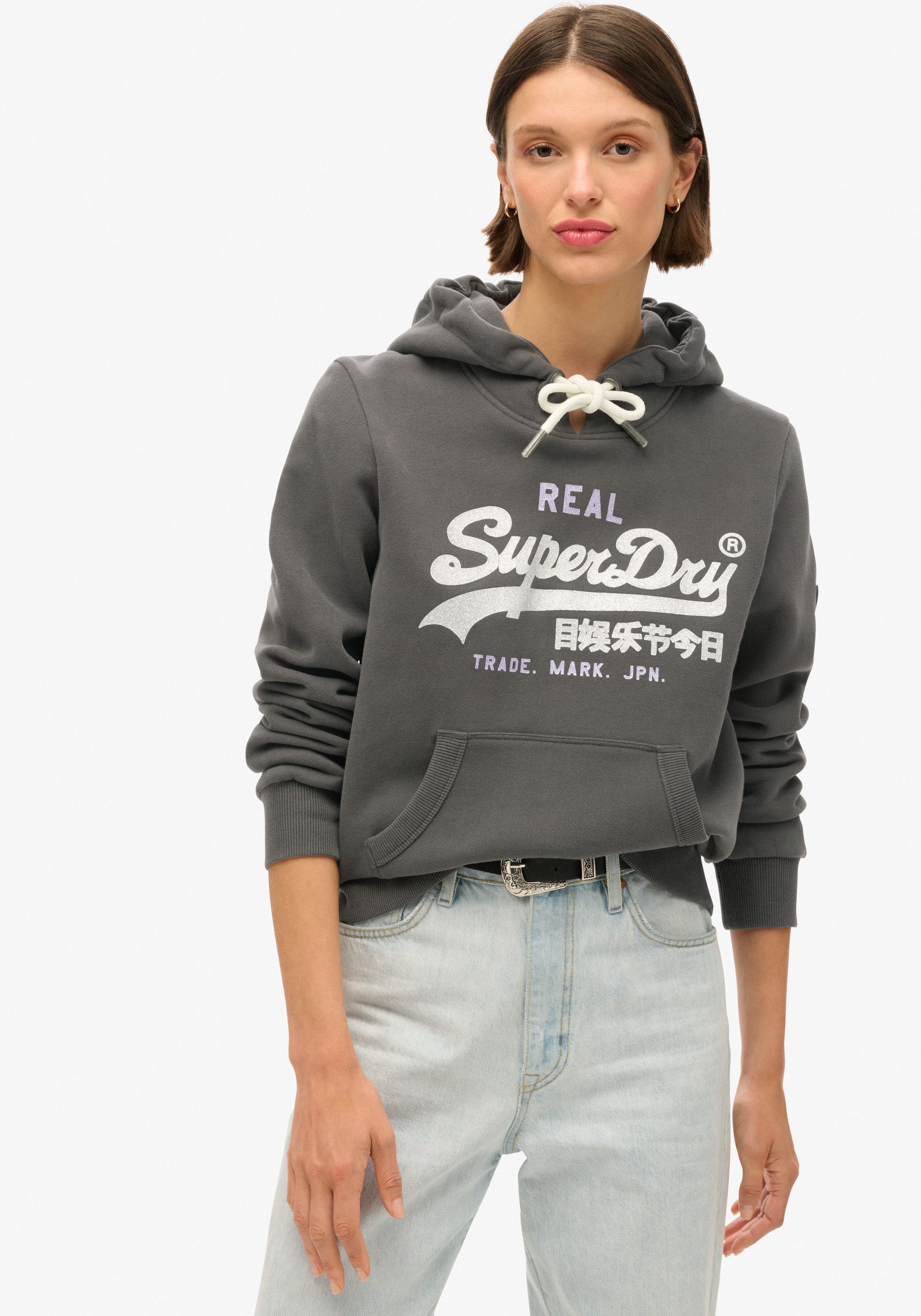 Superdry Hoodie EMBELLISHED VL GRAPHIC HOOD