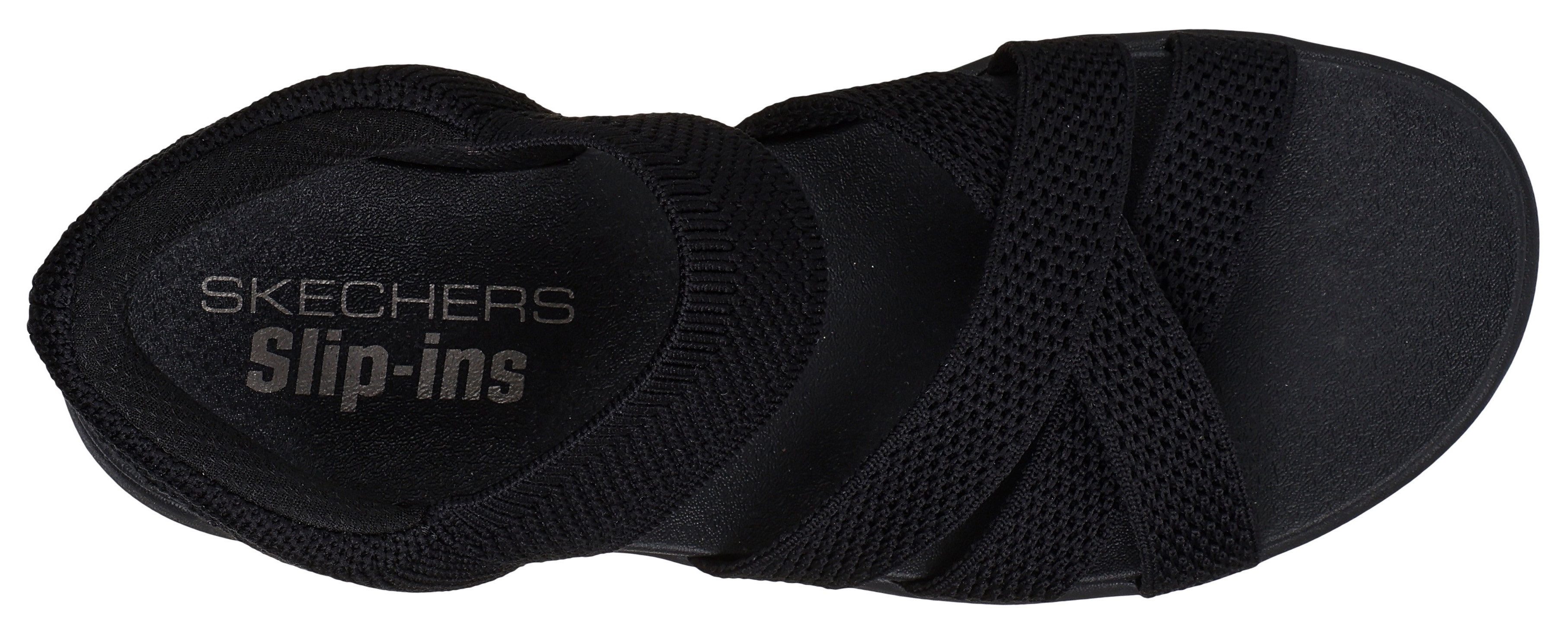 Skechers Sleehaksandaaltjes ARYA , vrijetijdsschoen, sandaal in vegan verwerking